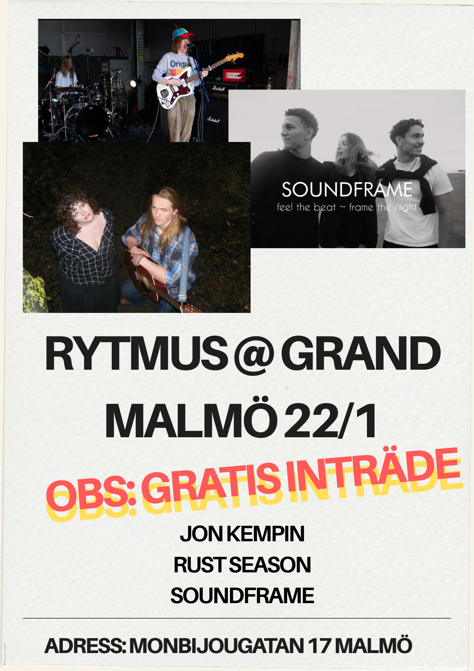Rytmus pres. live Jon Kempin, Rust Season + DJ-set Soundframe 