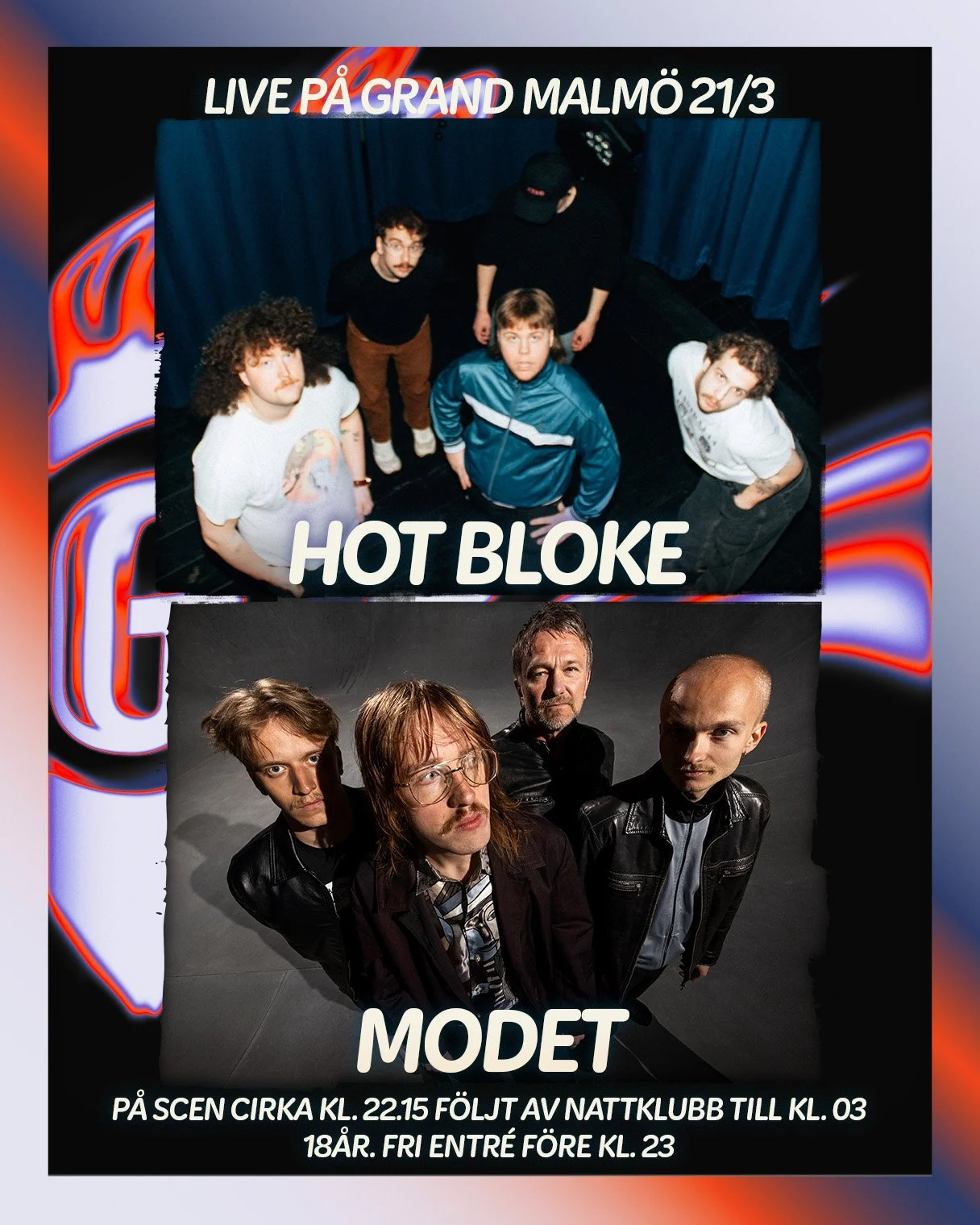 Live: Hot Bloke + Modet