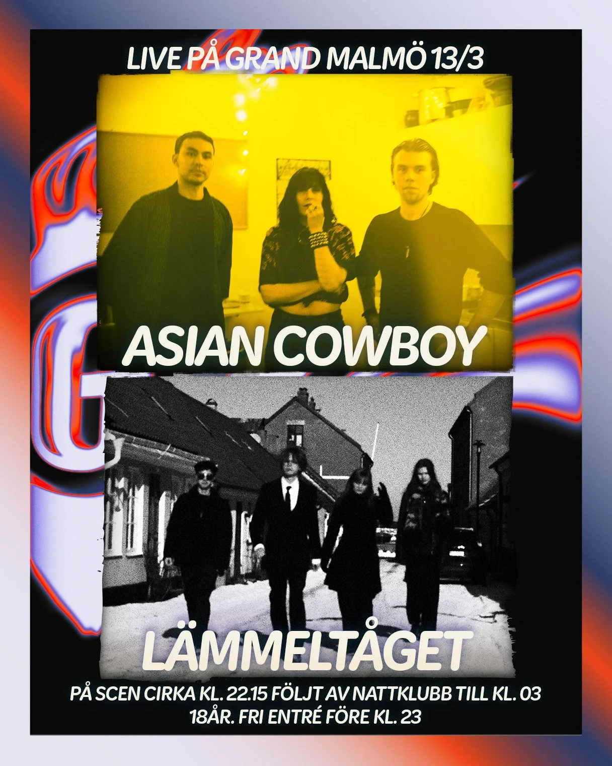 Live: Asian Cowboy + Lämmeltåget