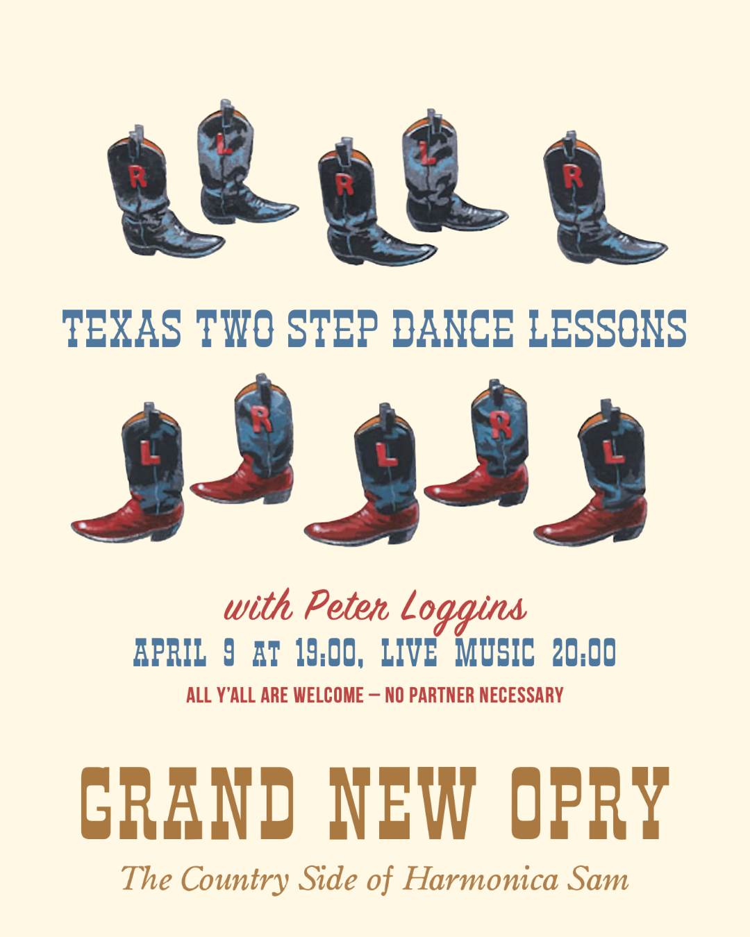 Workshop: Texas Two Step Dance Lessons