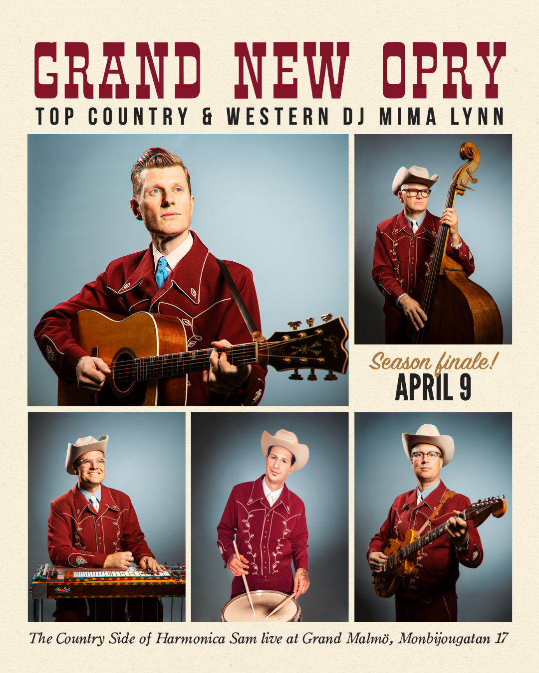 Countrymusik i stadsmiljö på Grand New Opry