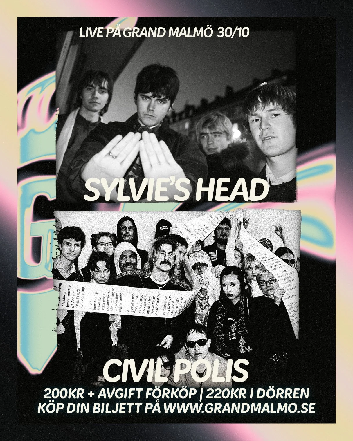 Live: Sylvie’s Head + Civil Polis