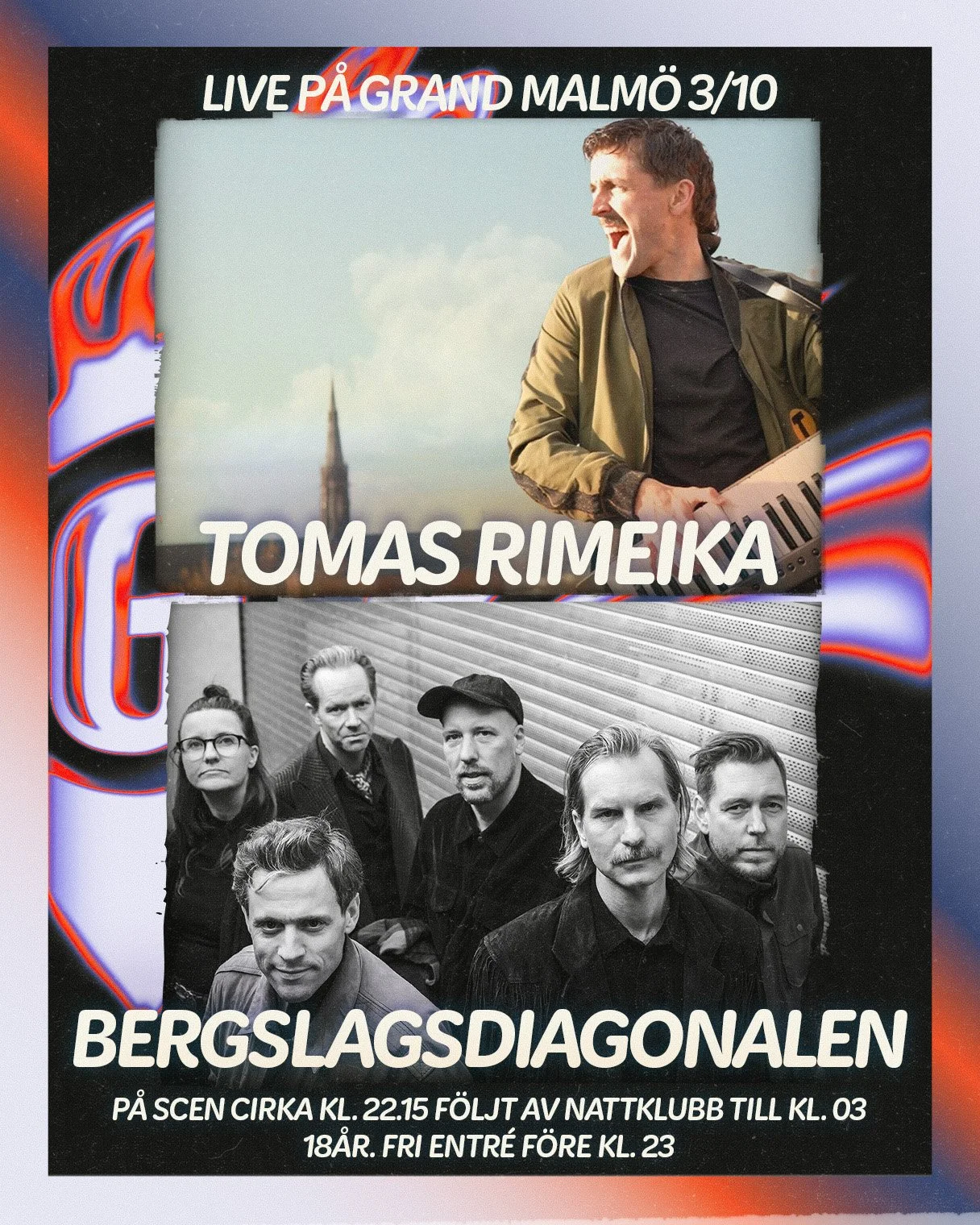 Live: Tomas Rimeika + Bergslagsdiagonalen