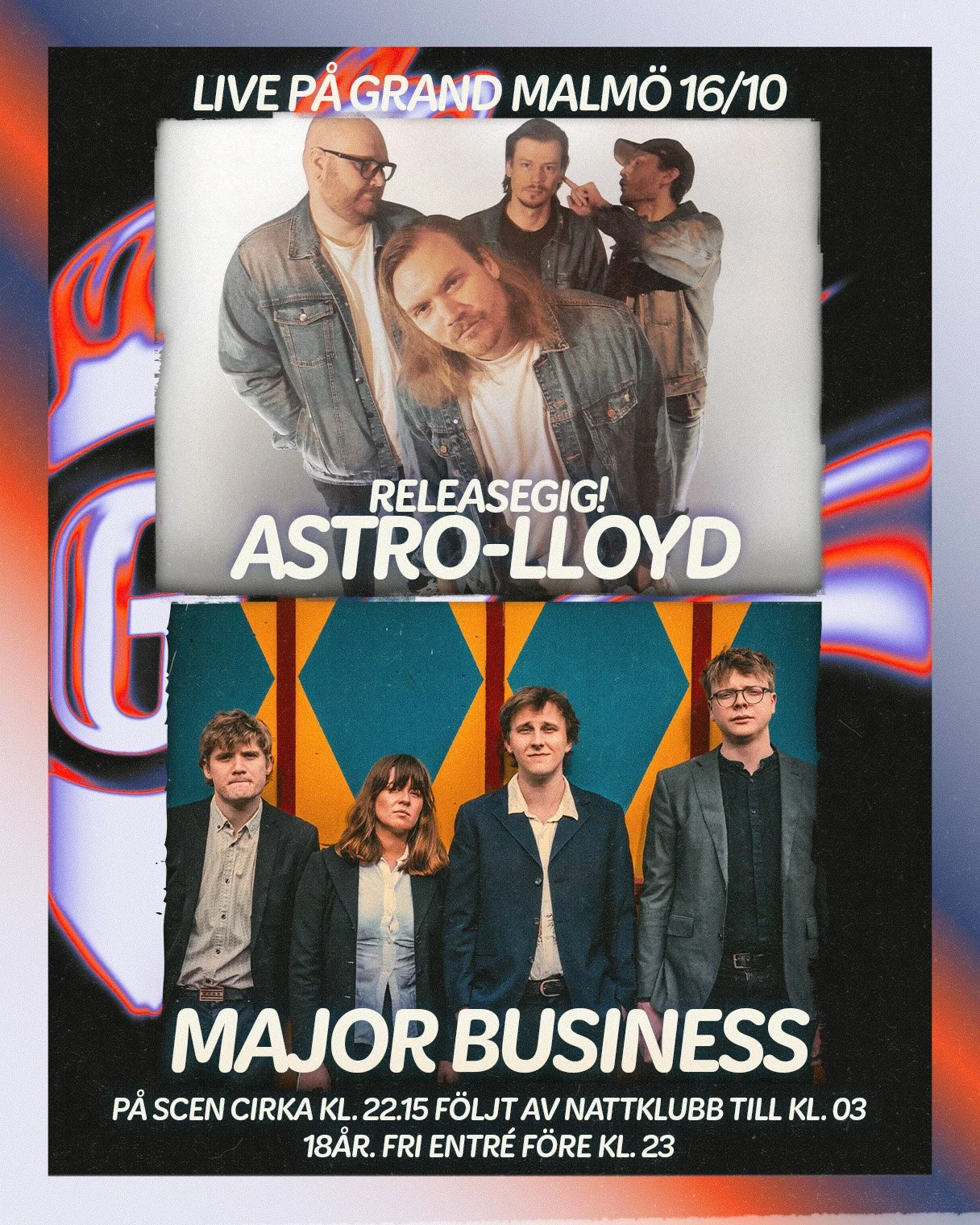 Live: Astro-Lloyd releasegig + Major Business