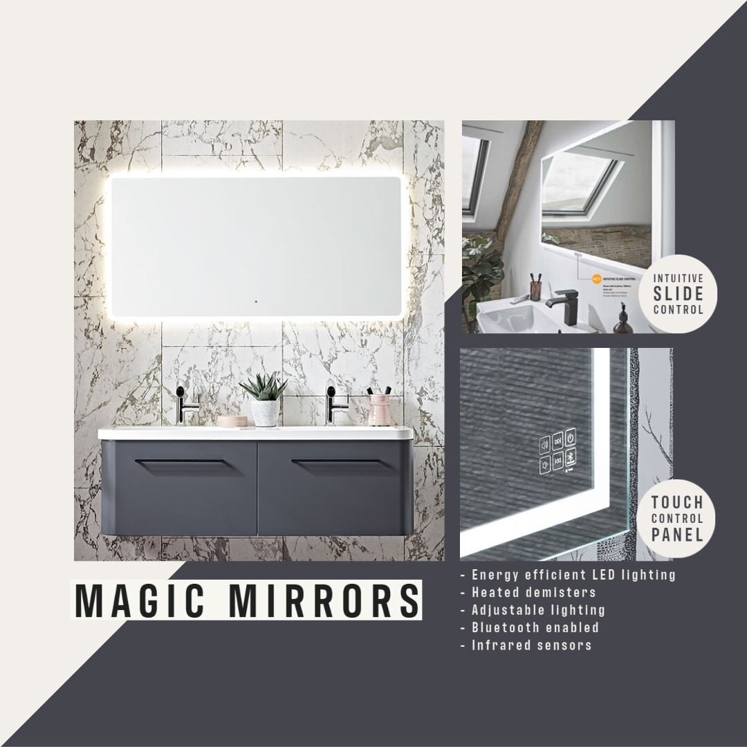 Smart technology has come a long way within bathroom design and innovative mirrors are no exception. This coupled with the important role that a mirror plays in the overall feel, appearance and design of your bathroom means that choosing the correct 