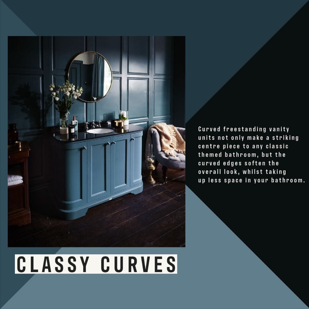 Classy Curves!
Curved freestanding vanity units not only make a striking centre piece to any classic themed bathroom, but the curved edges soften the overall look, whilst taking up less space in your bathroom.
.
.
.
@bayswaterbathrooms
#classycruves 