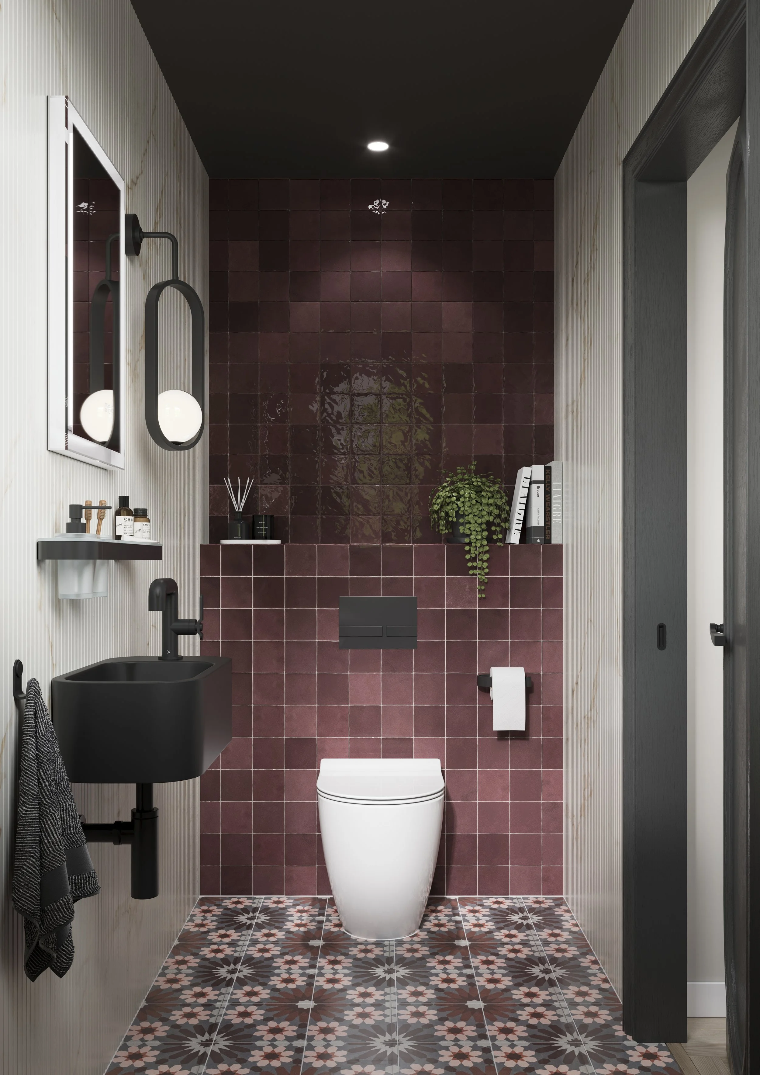 13127 Crosswater_Cloakroom Matt Black_Main.jpg