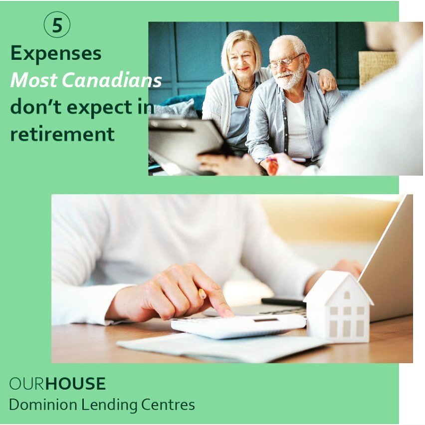Check out the new blog post! Link in bio.

5 expenses most Canadians don&rsquo;t expect in retirement.