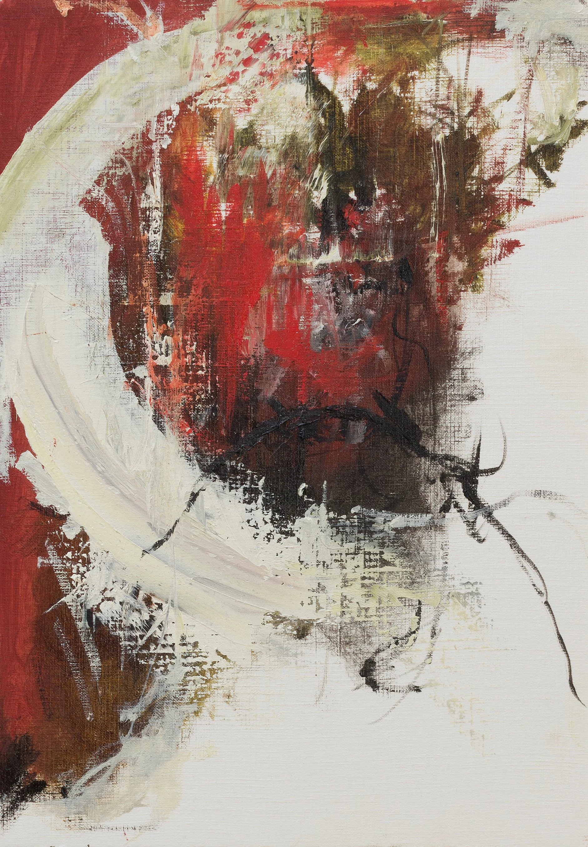 'ache' Oil on Paper 7 x 10"