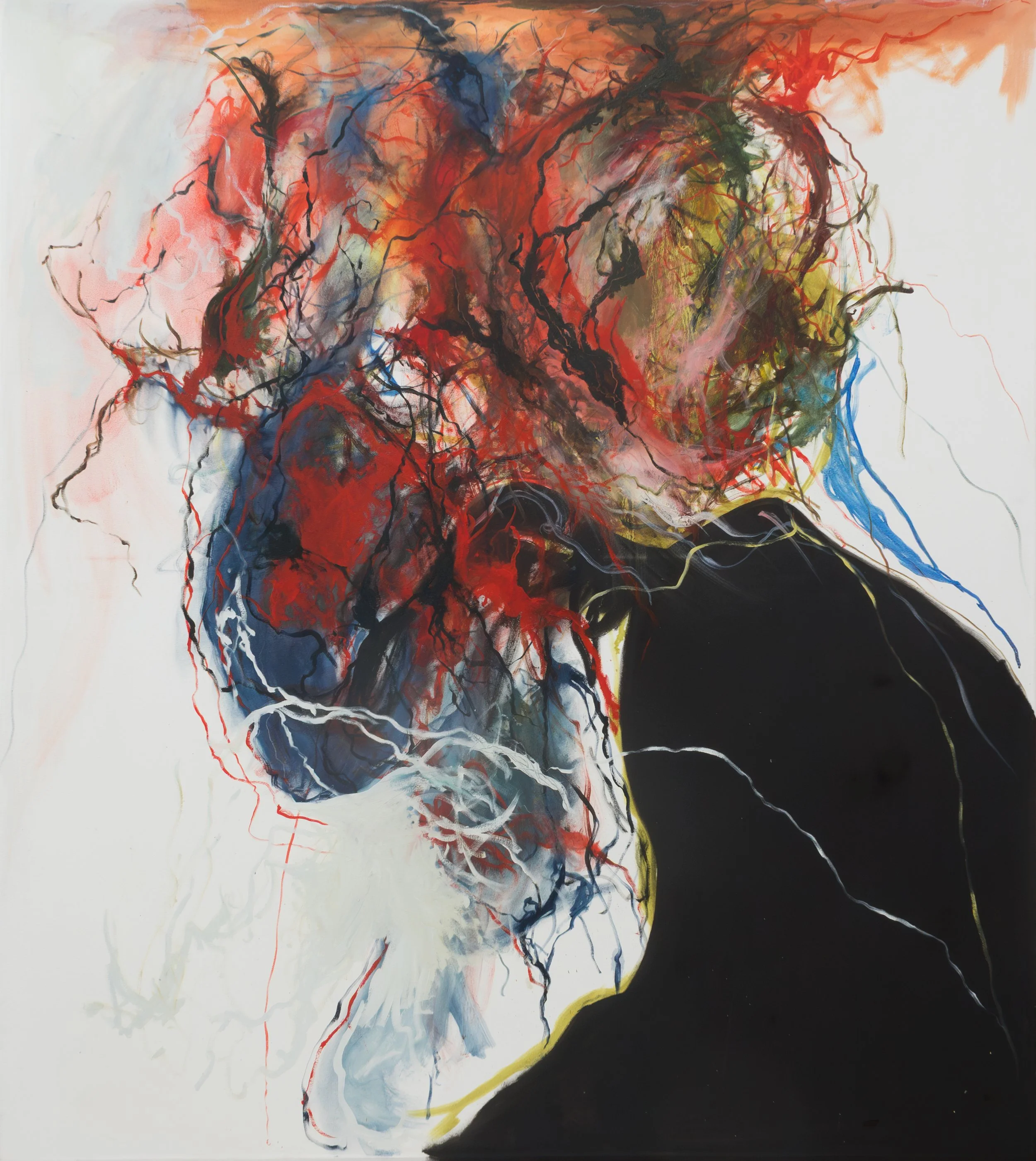 'kiss on cheek' Oil on Canvas 180 x 160 cm 2026