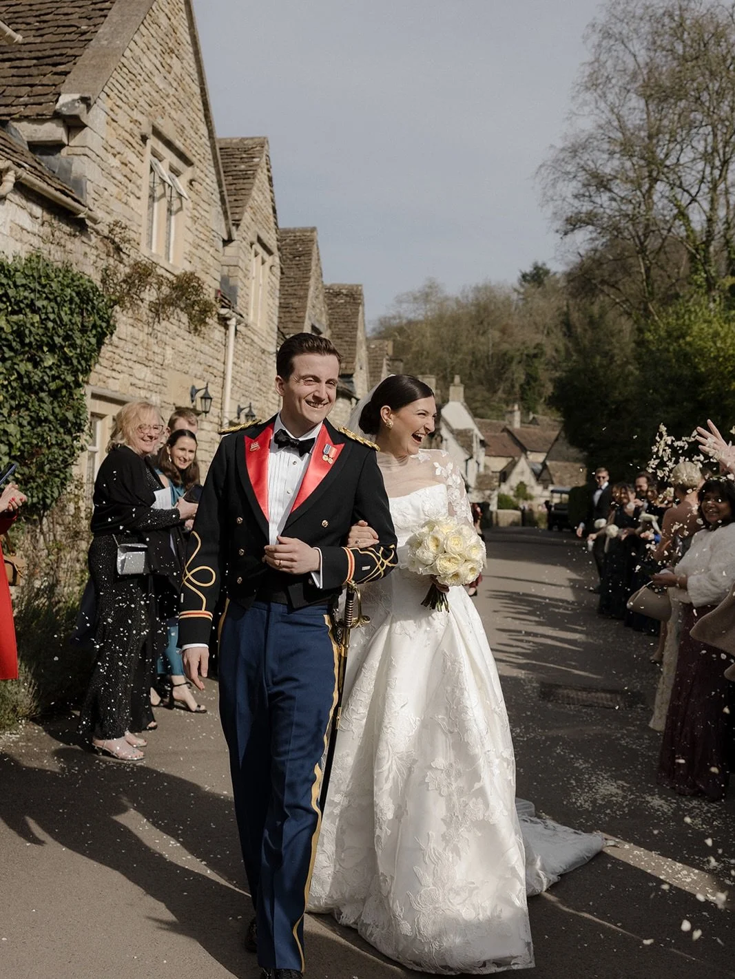 Some incredibly beautiful photos by @dariaphotographs.
This was our first wedding of the year and it was glorious!
Castle Combe is the epitome of romance and quintessentially English with its honey coloured stone cottages and idyllic untouched mediev