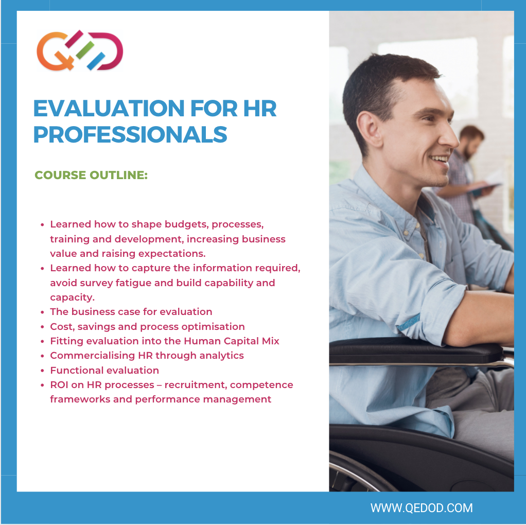 Evaluation for HR Professionals Training Course Overview