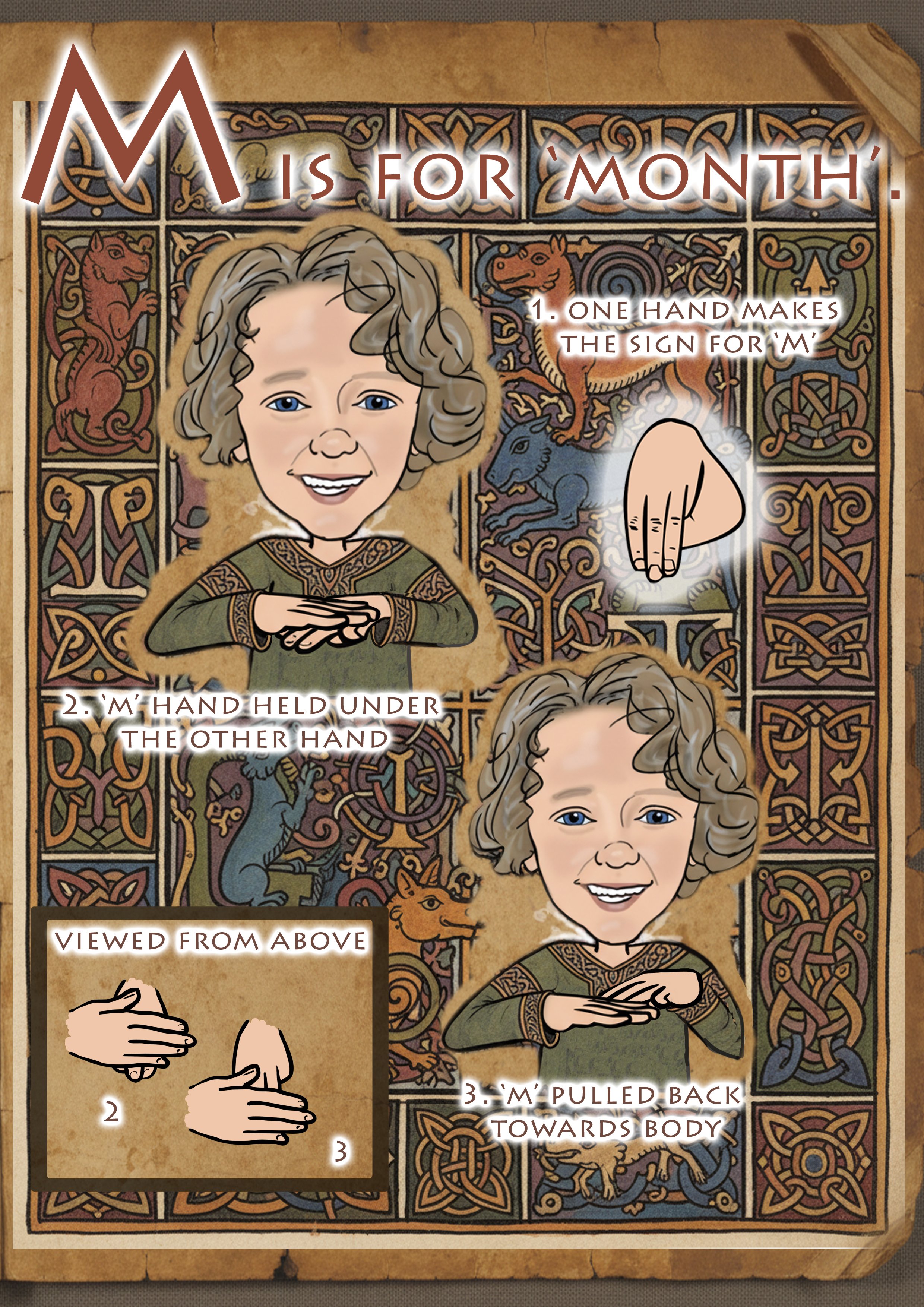  The ISL Irish Sign Language Sign for ‘MONTH’ 