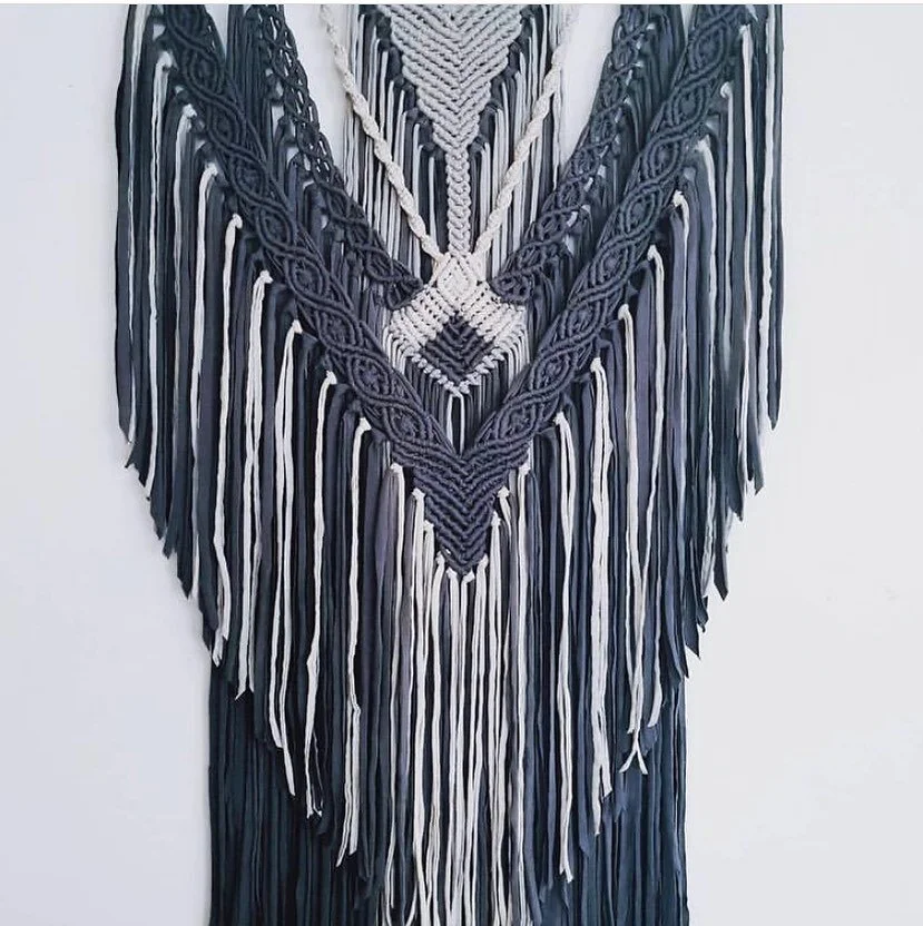Shout out to my clever cousin @lovemeknotsibiza who recently launched her new venture creating these beautiful macrame wallhangings #interiordecor #exteriordecor #ibizastyle #walldecor #ibizainteriors