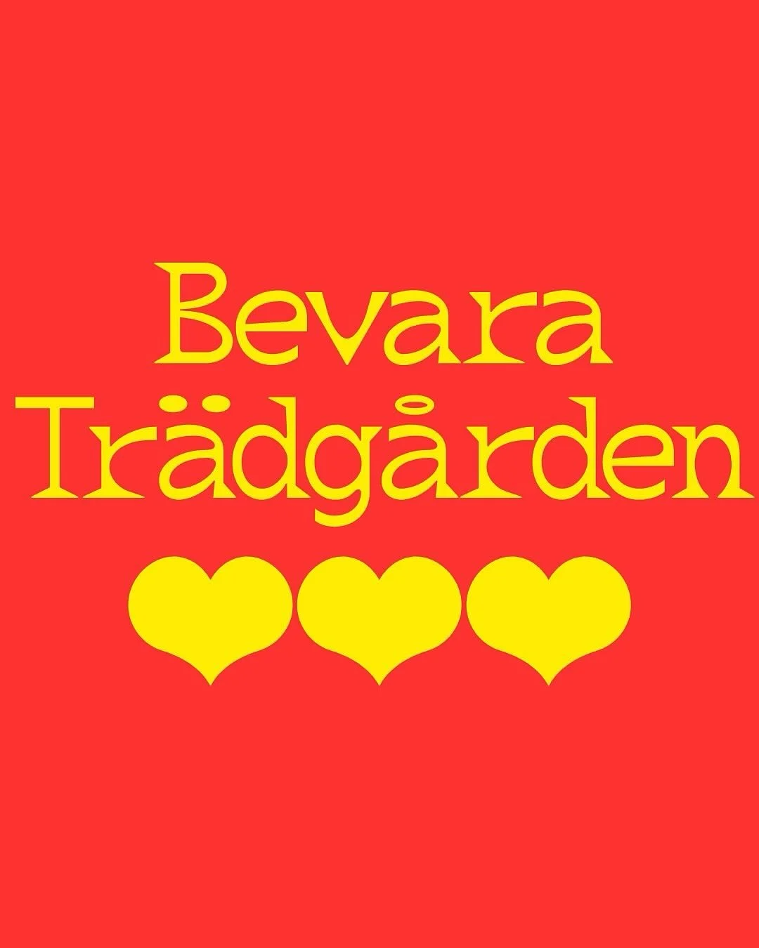 Bevara Tr&auml;dg&aring;rden!❤️ MMF Sweden st&aring;r bakom @tradgarden och uppmanar alla att skriva under och dela deras namninsamling - l&auml;nken finns i deras bio.

I &ouml;ver 16 &aring;r har Tr&auml;dg&aring;rden varit en unik plats f&ouml;r m