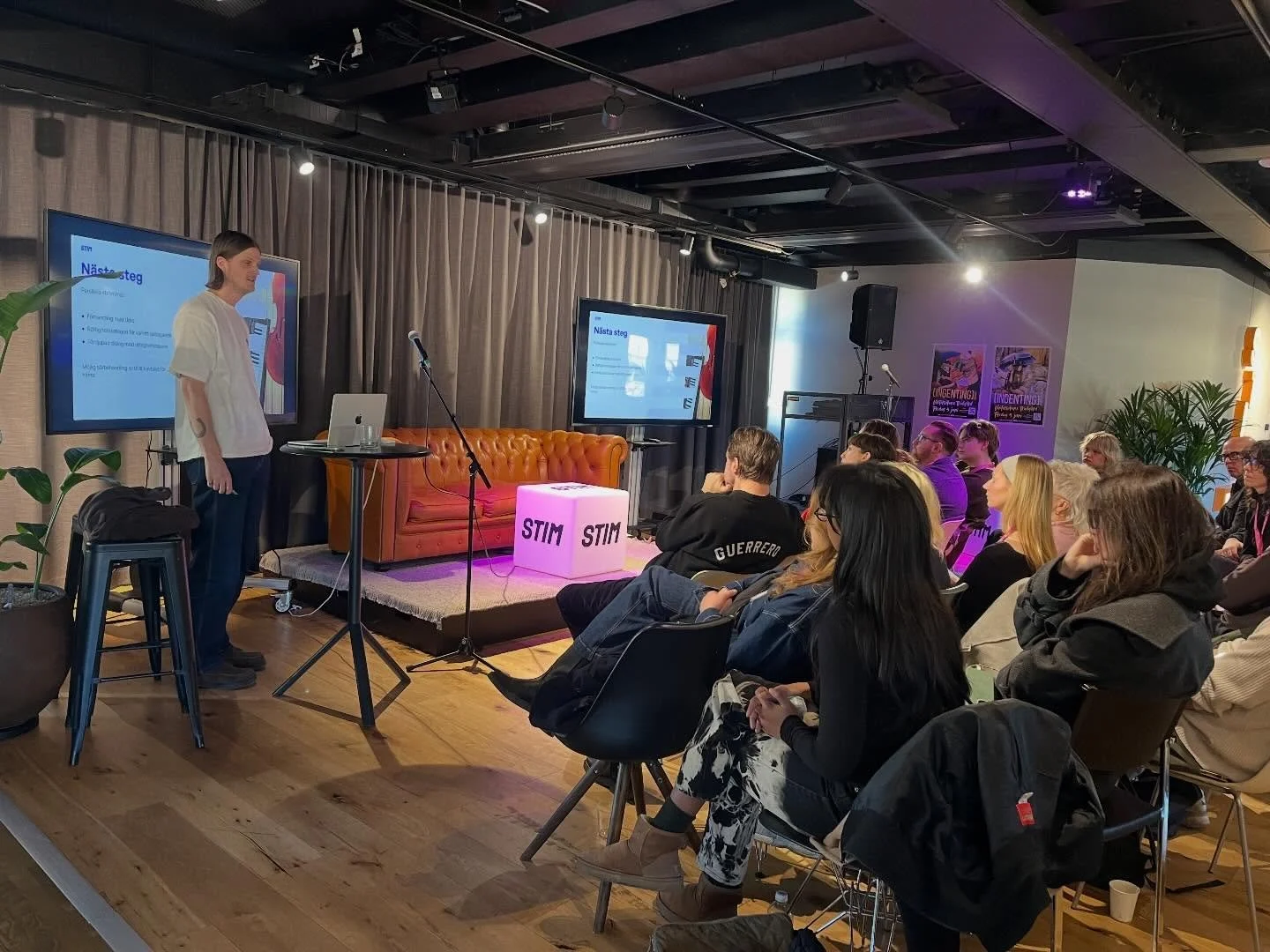 Den 19 februari var det dags f&ouml;r Medlemstr&auml;ff med Stim - om AI. Simon Gozzi (Head of Business Development &amp; Industry Insight p&aring; Stim) gav v&aring;ra medlemmar en grundlig genomg&aring;ng kring hur snabbt generativ AI f&ouml;r&auml