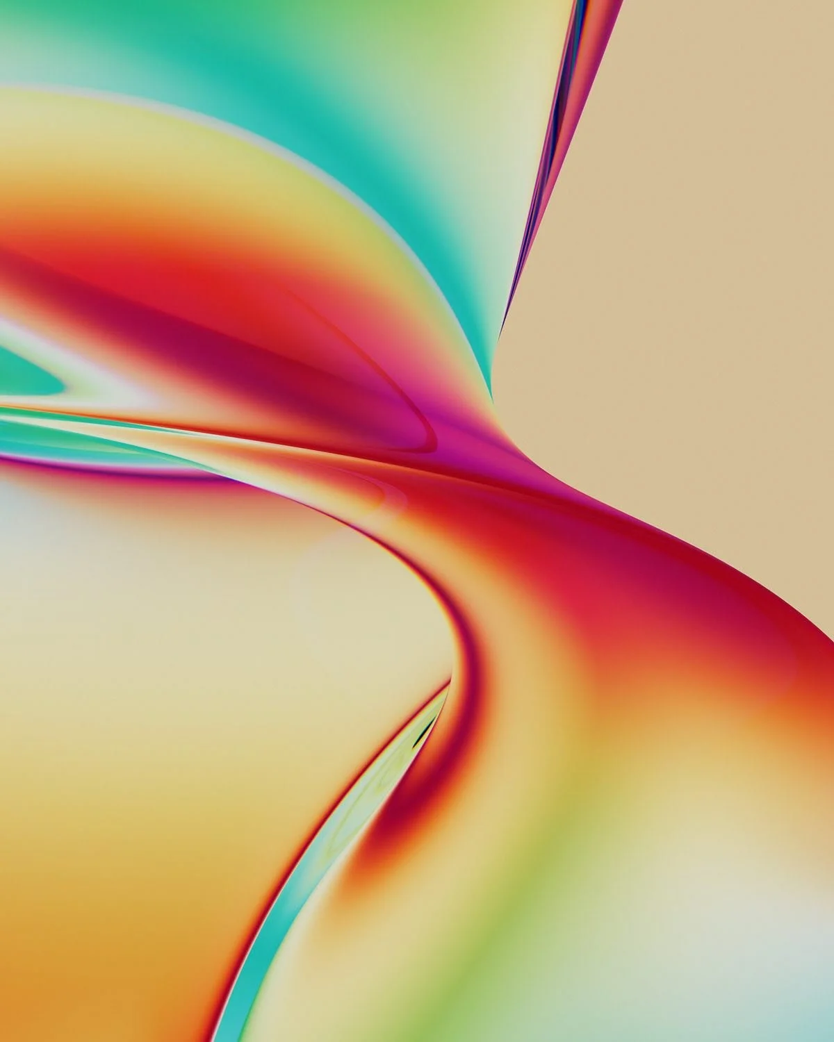 Love love love the 3D work of @romanbratschi, colourful, fluid and fun 💥 
#3dart #vibrant #digitalart