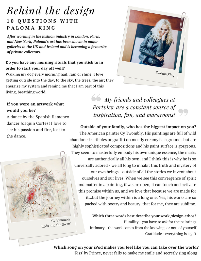 10 Questions with Paloma King