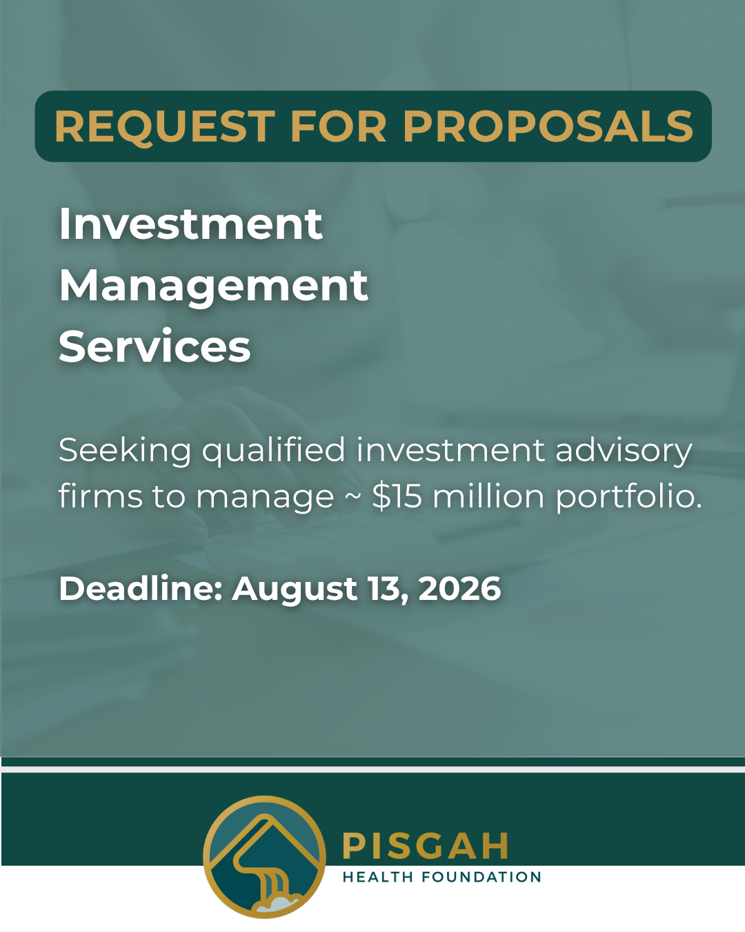 Request for Proposals: Investment Management Services