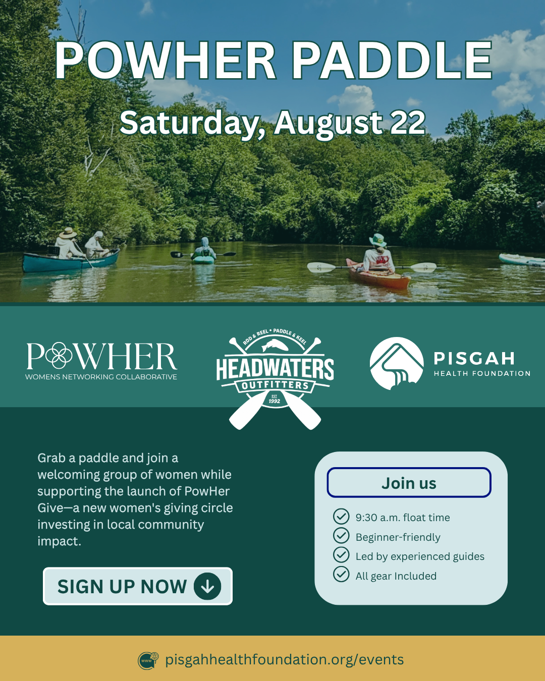 PowHer Paddle Supports Women's Giving Initiative