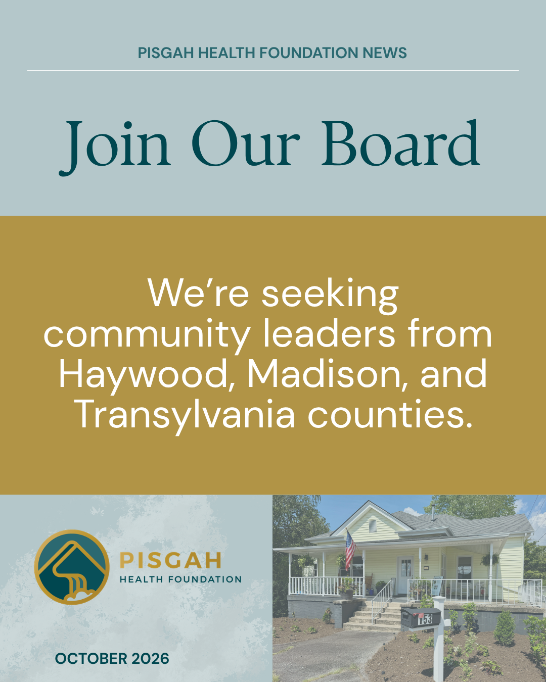 PHF Seeks New Board Members Across Three-County Service Area