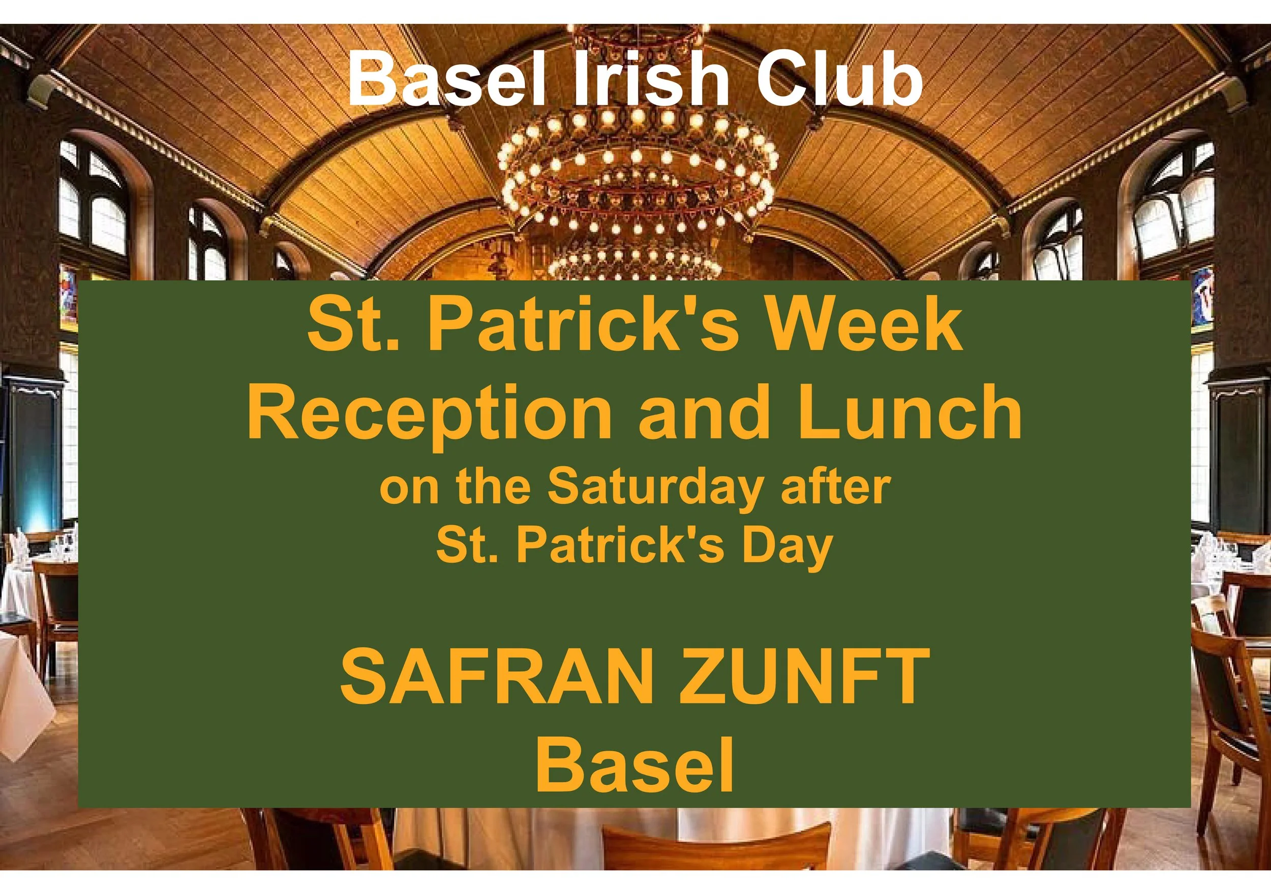St. Patrick’s Week Reception and Lunch