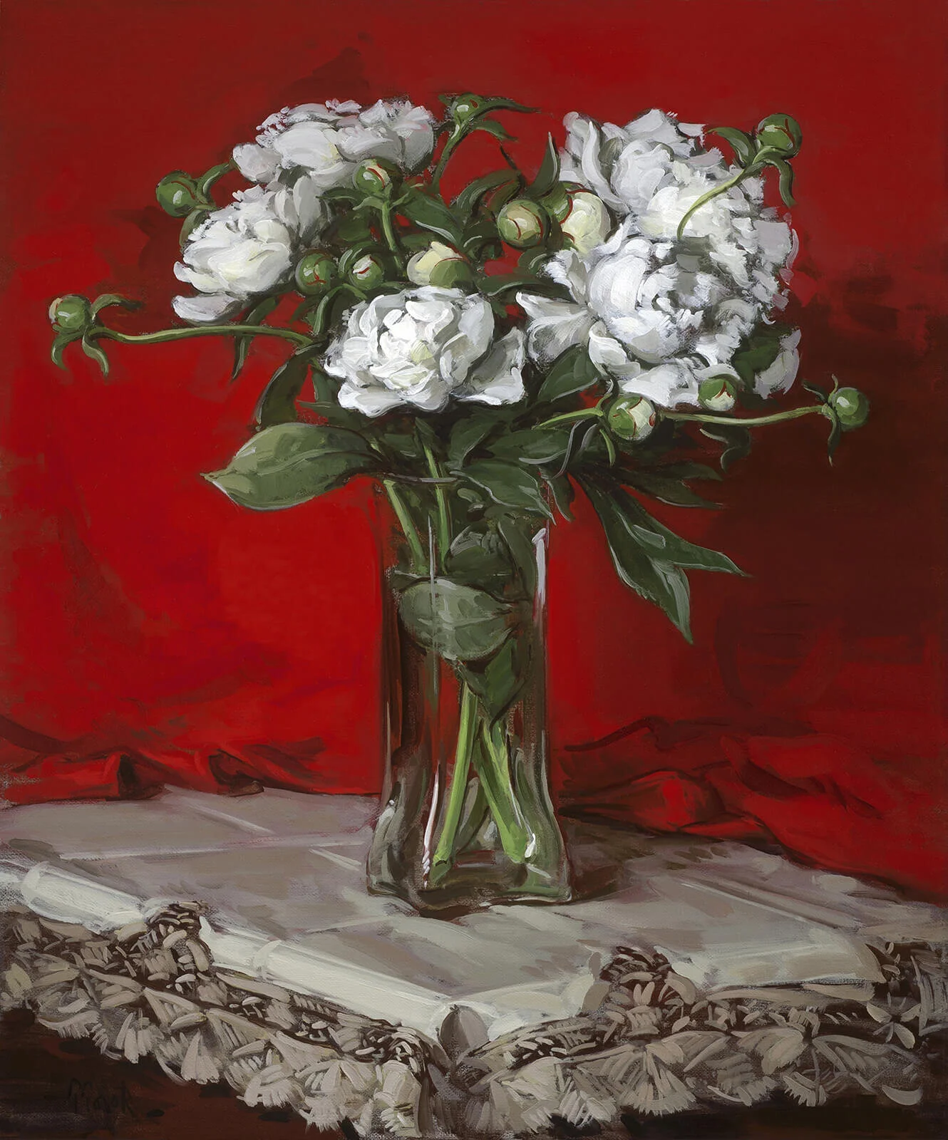 "Valentine's Day" by Thomas Torak, 24" x 20", Oil on Linen