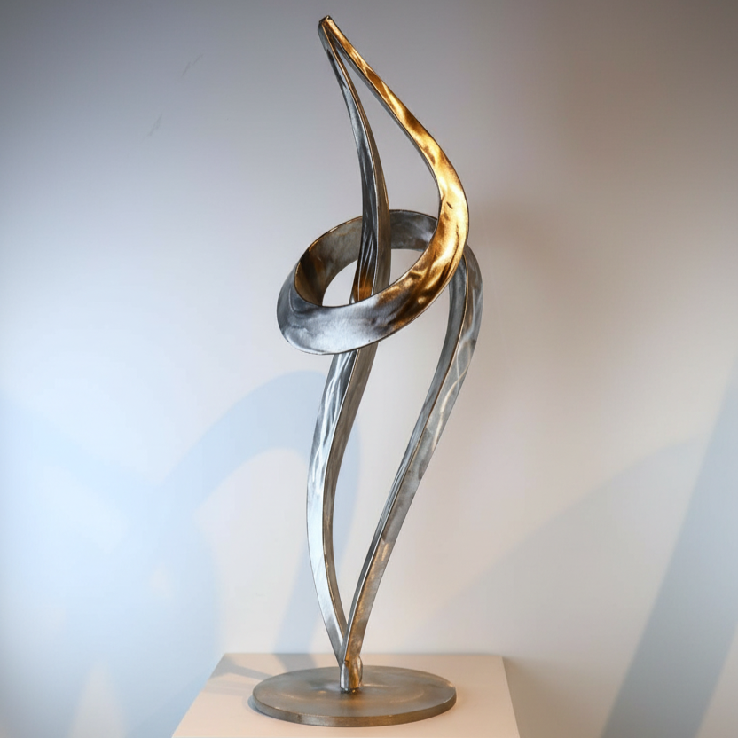 "Nebula", Stainless steel, 36"x12"