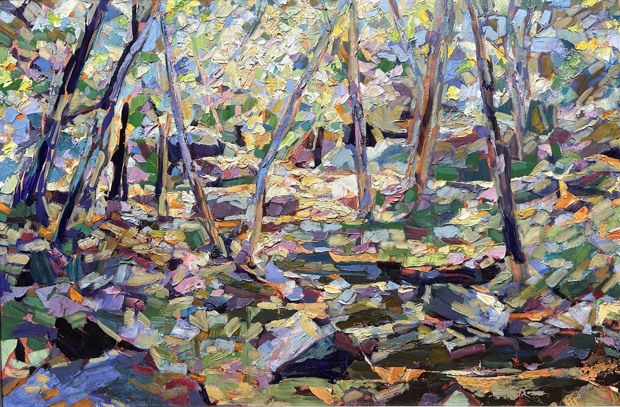 "Into the Light" by Cynthia Rosen, 24" x 36", original oil