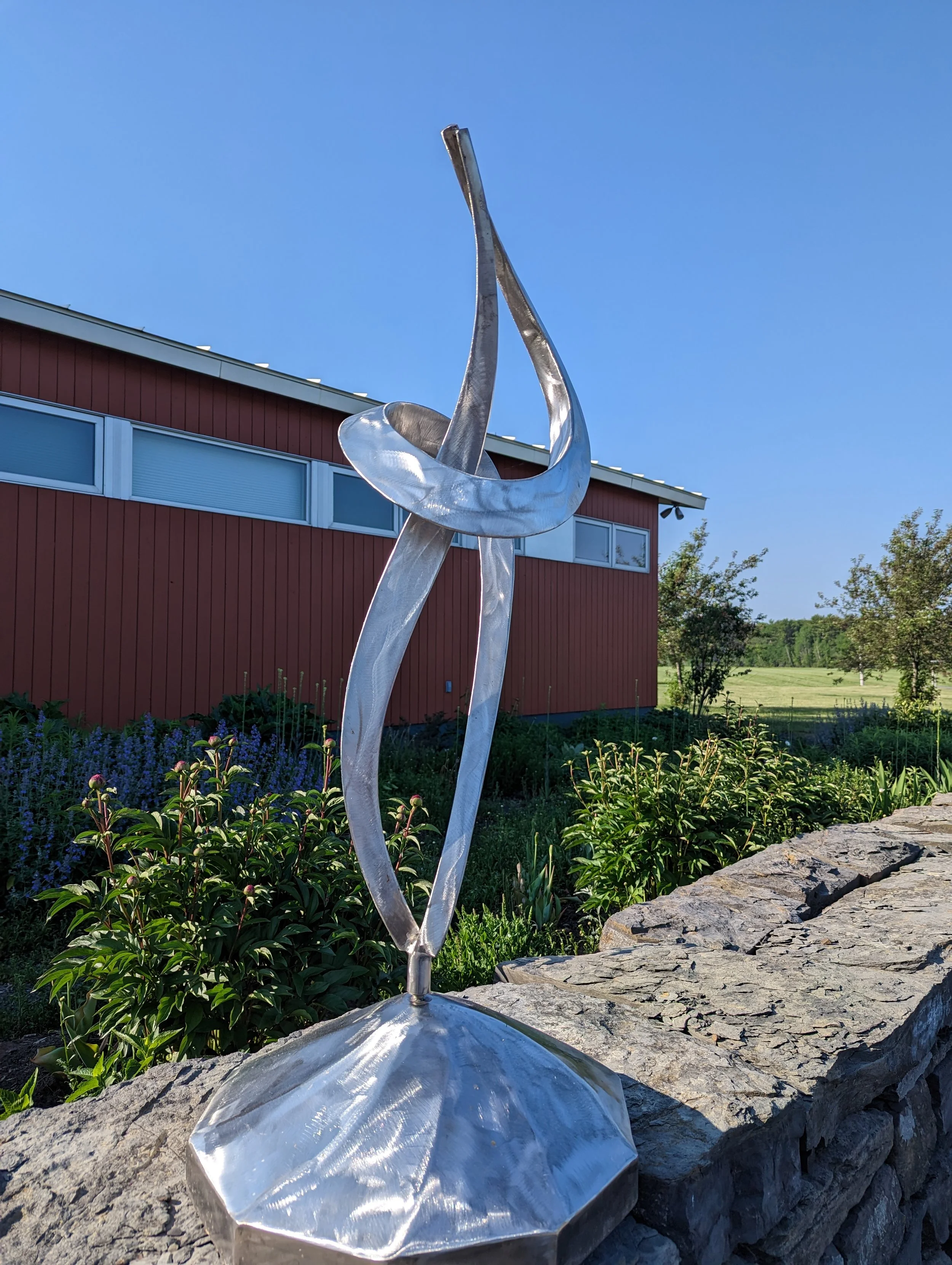"Synchronicity", Stainless steel, 44"x12"