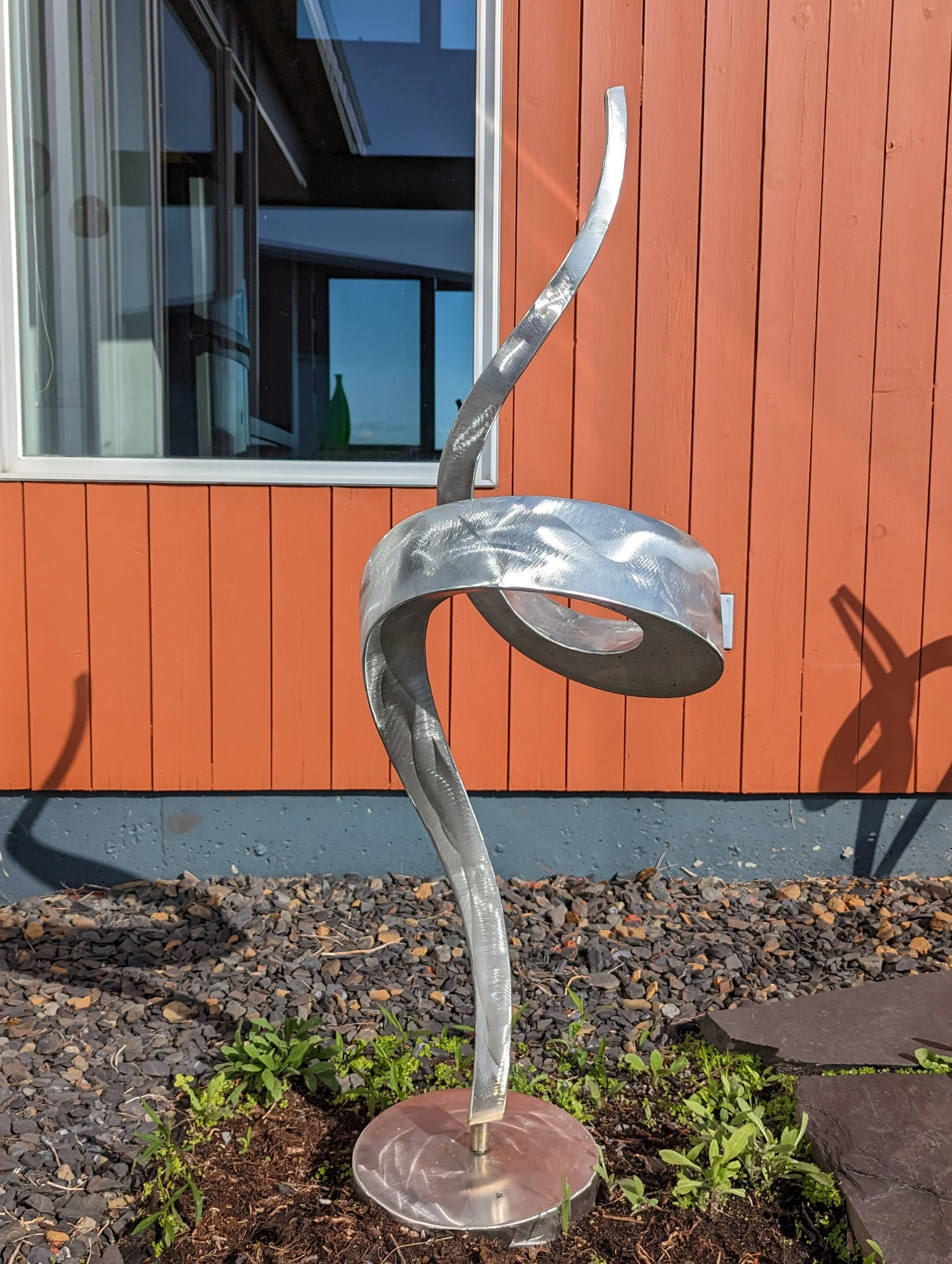 "Andromeda", Stainless steel, 54"x22"