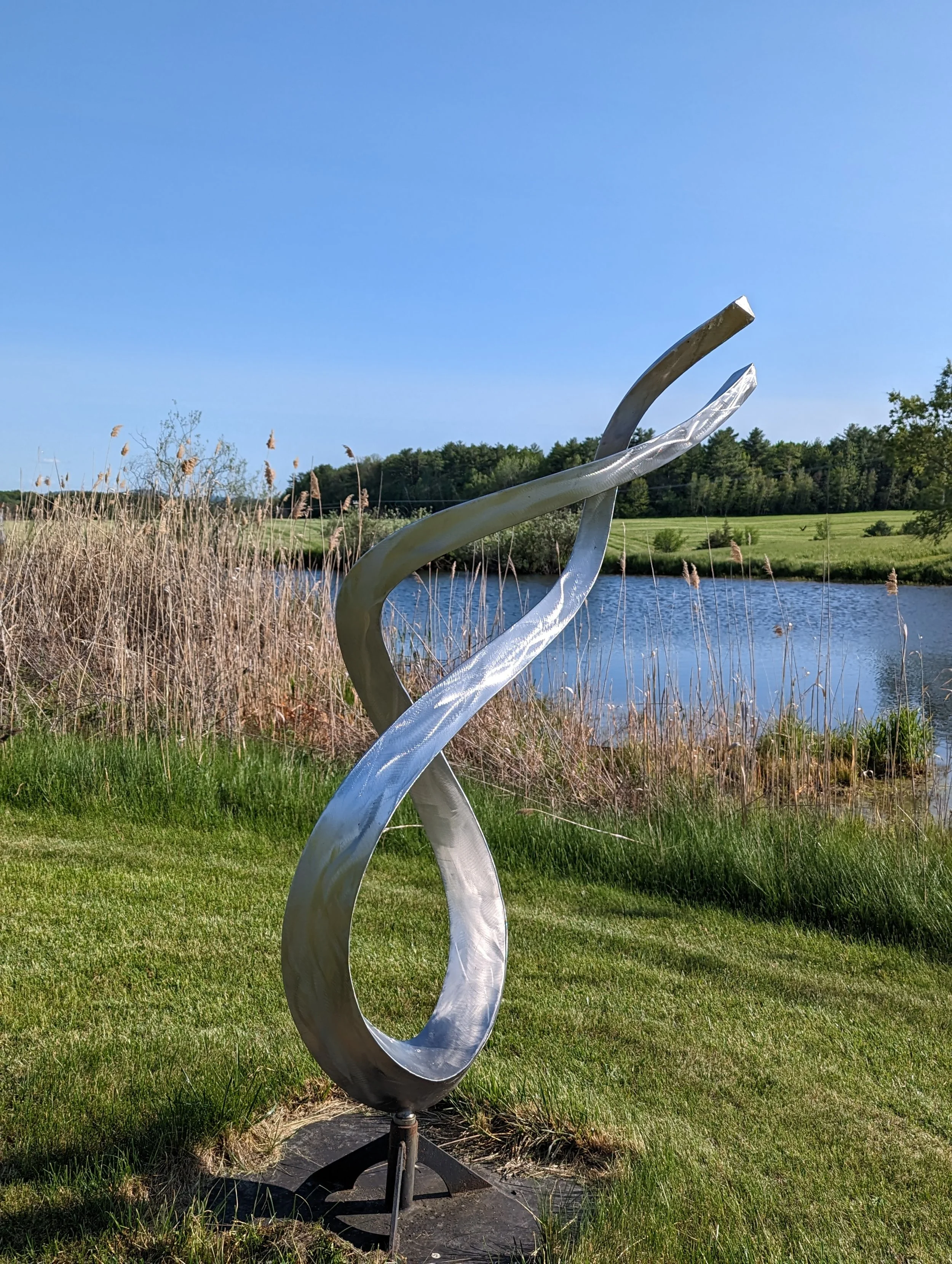 "Edification", Stainless steel, 72"x42"x19"