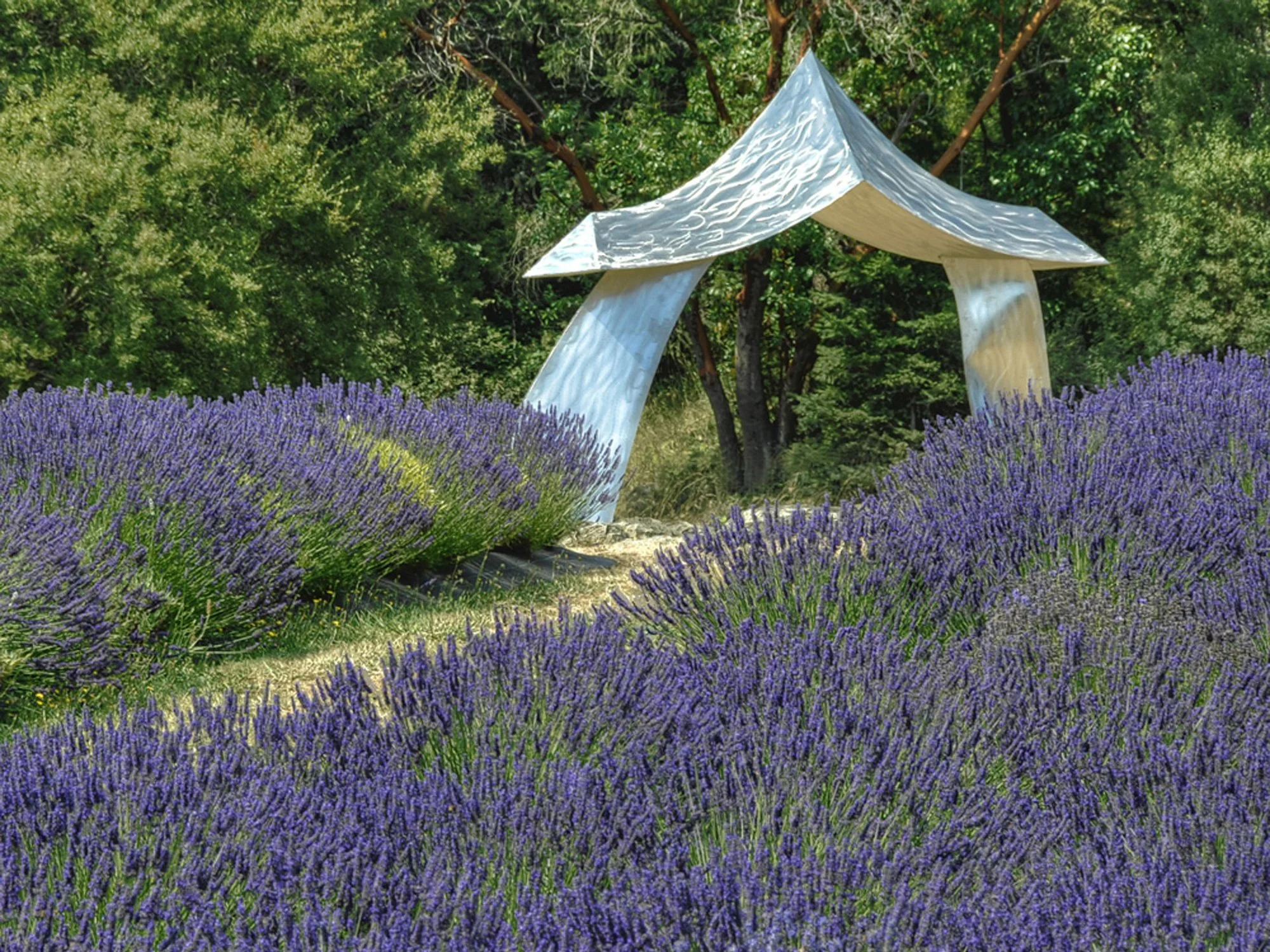 "Flying Mountain", Stainless steel, 128"x168"x47"