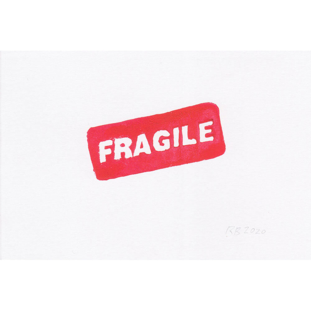 Fragile Print, signed by the artist — Richard Baker Art