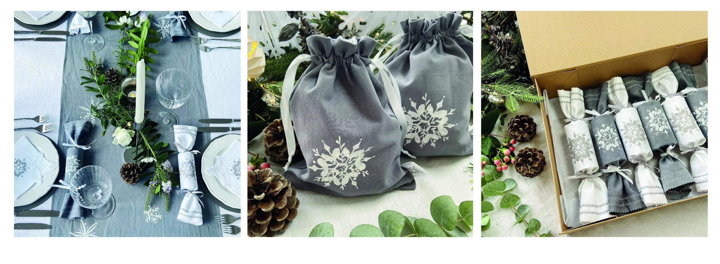 Table Linen, Gift Bags Resusable Crackers