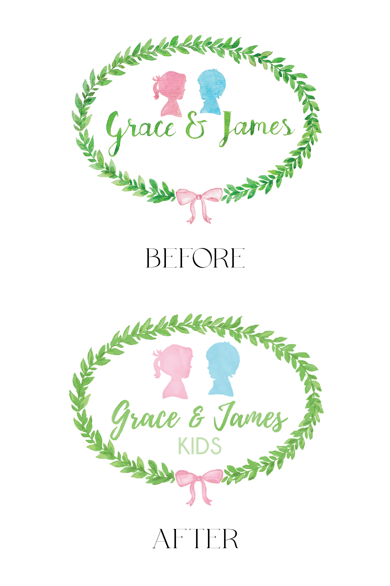 Grace & James Kids - Logo Redesign