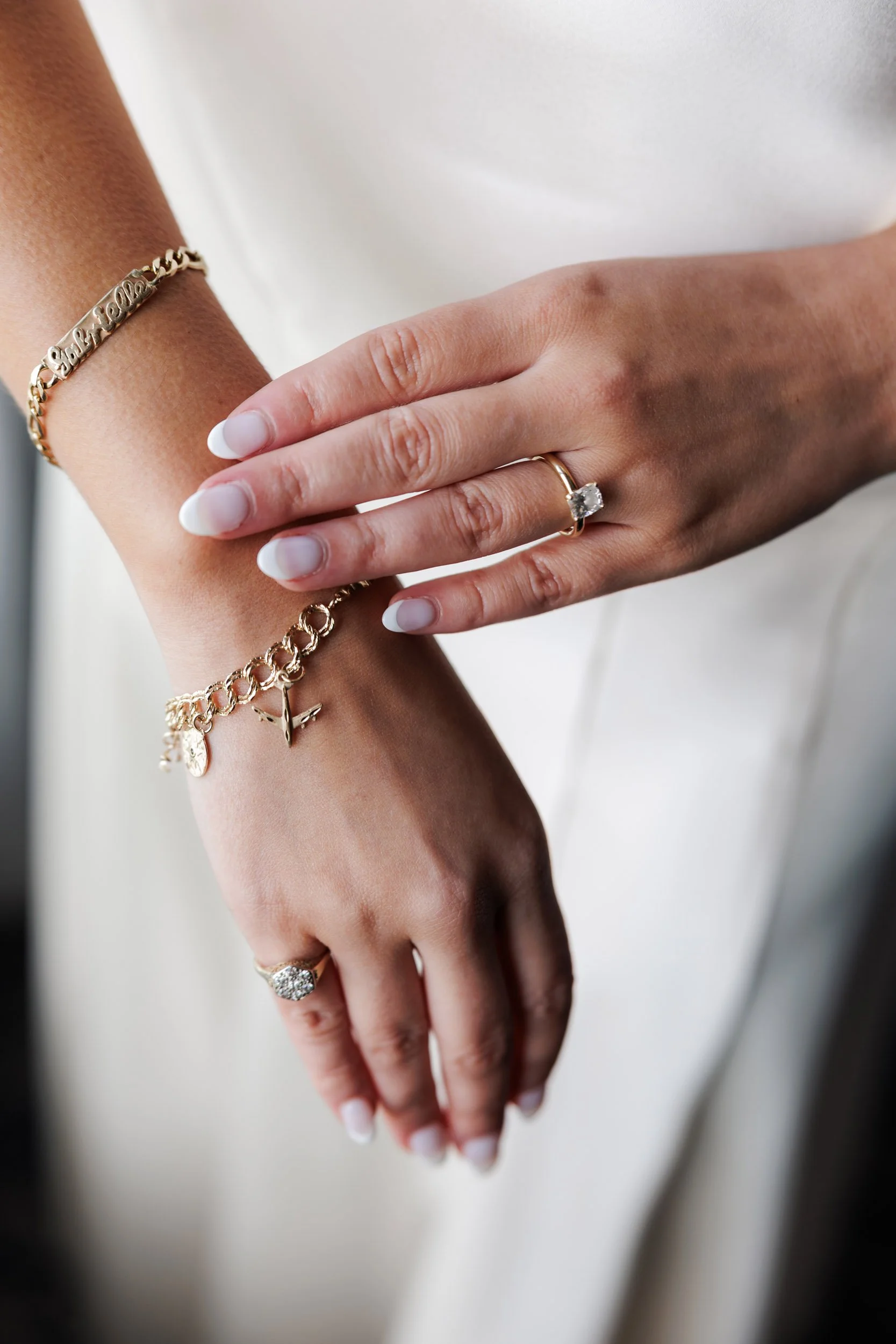 Bride's Rings &amp; Bracelet Detail