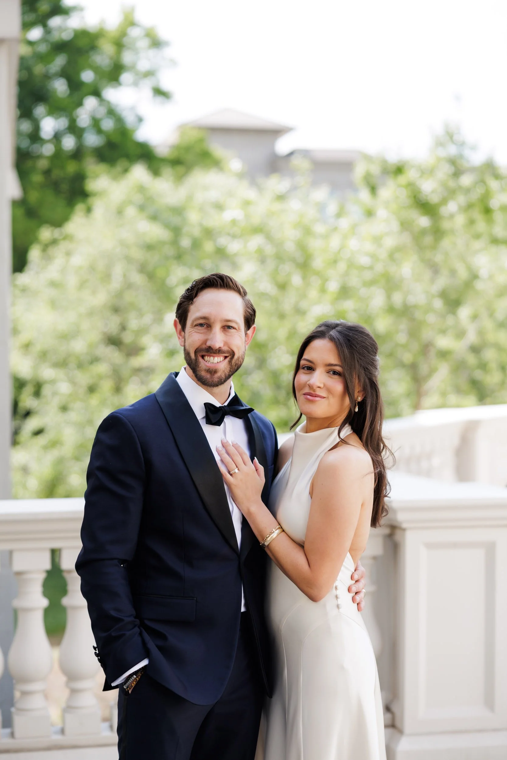 Bride &amp; Groom Portrait | Milton, GA
