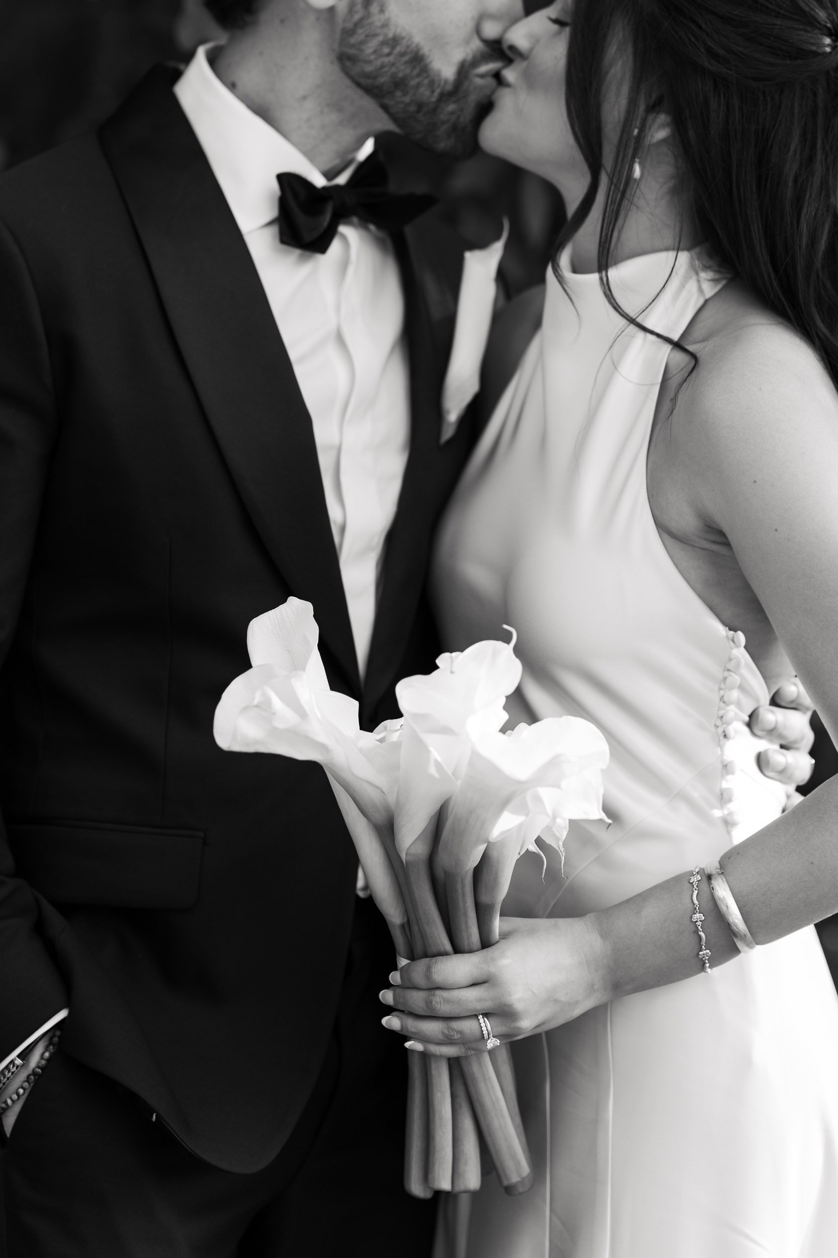 Bride &amp; Groom Kiss | Milton, GA Wedding