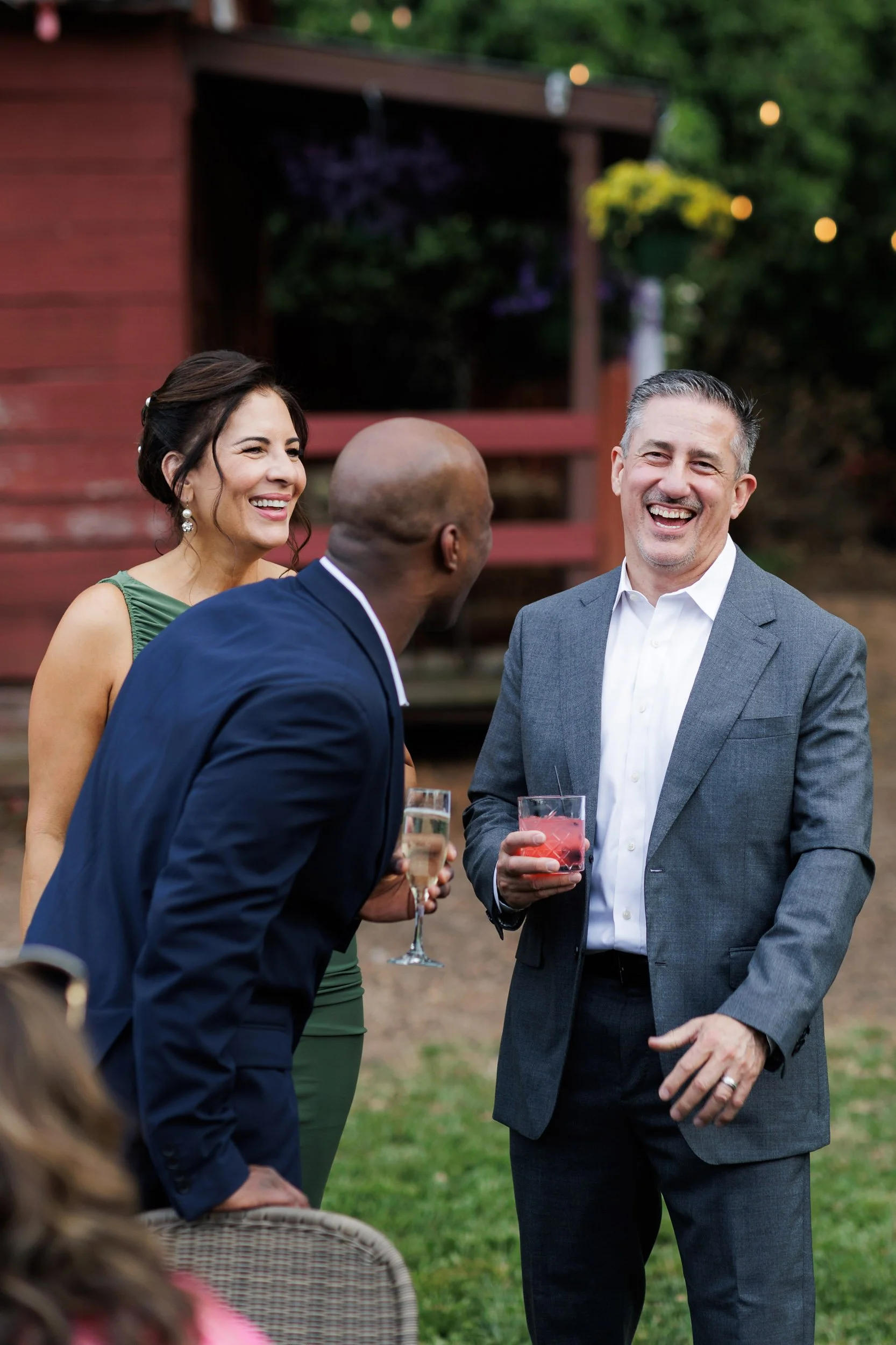 Guests Mingling | Milton, GA Wedding