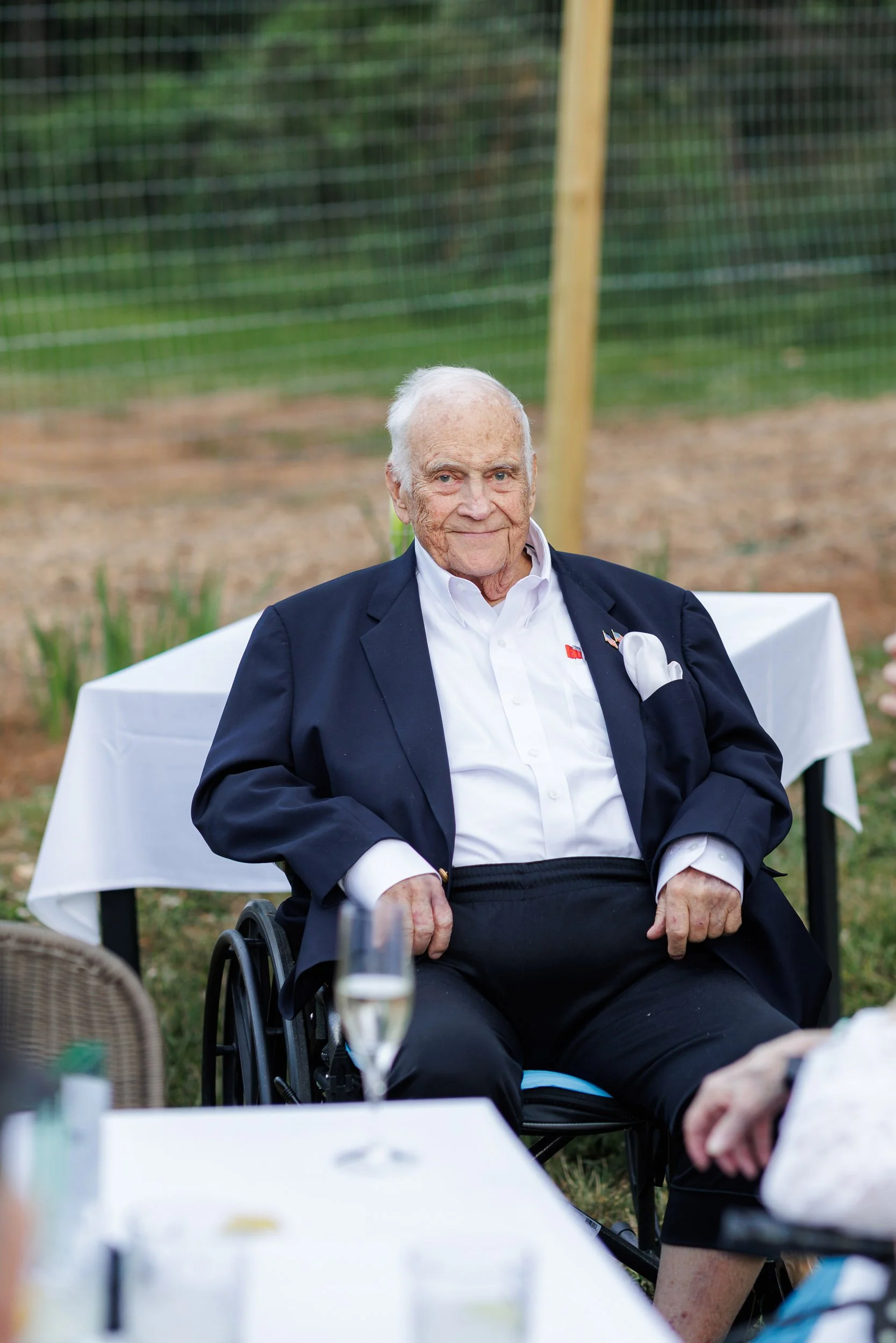 Grandpa Enjoying the Celebration