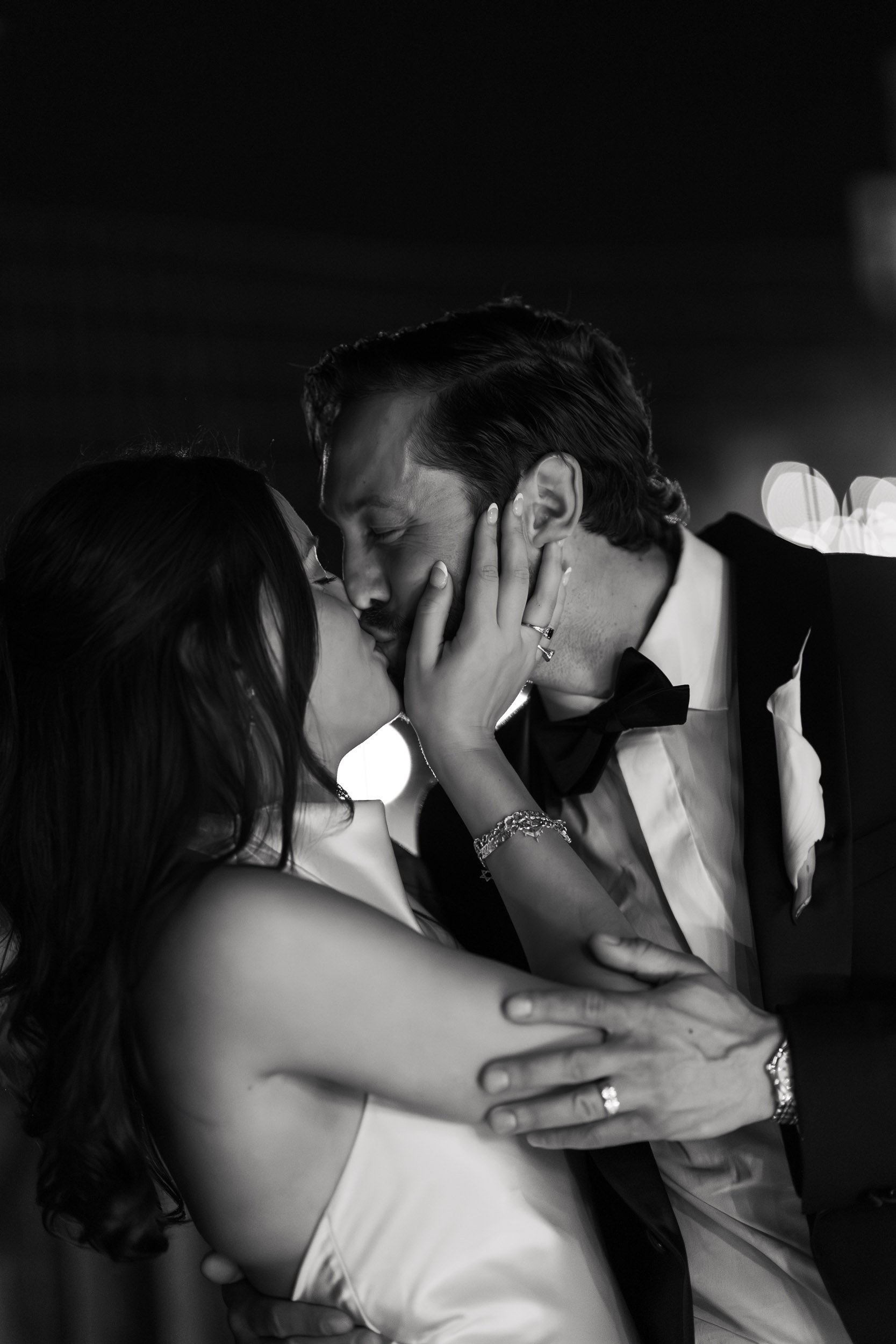 Reception Kiss | Milton, GA Wedding