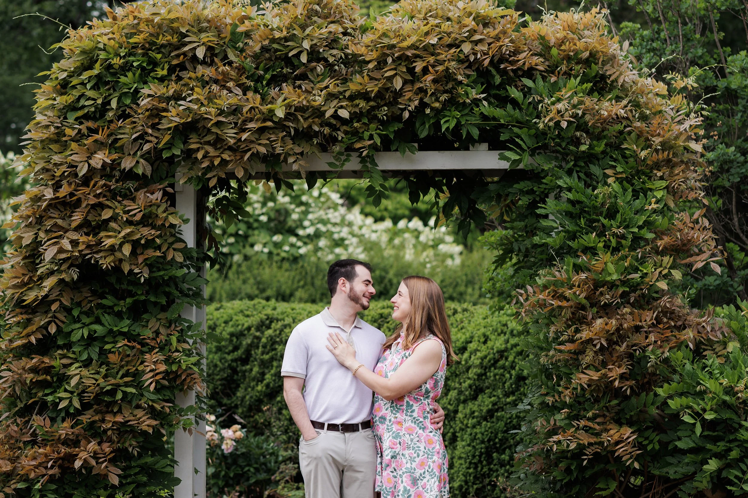 Candid Engagement Portrait | Barrington Hall