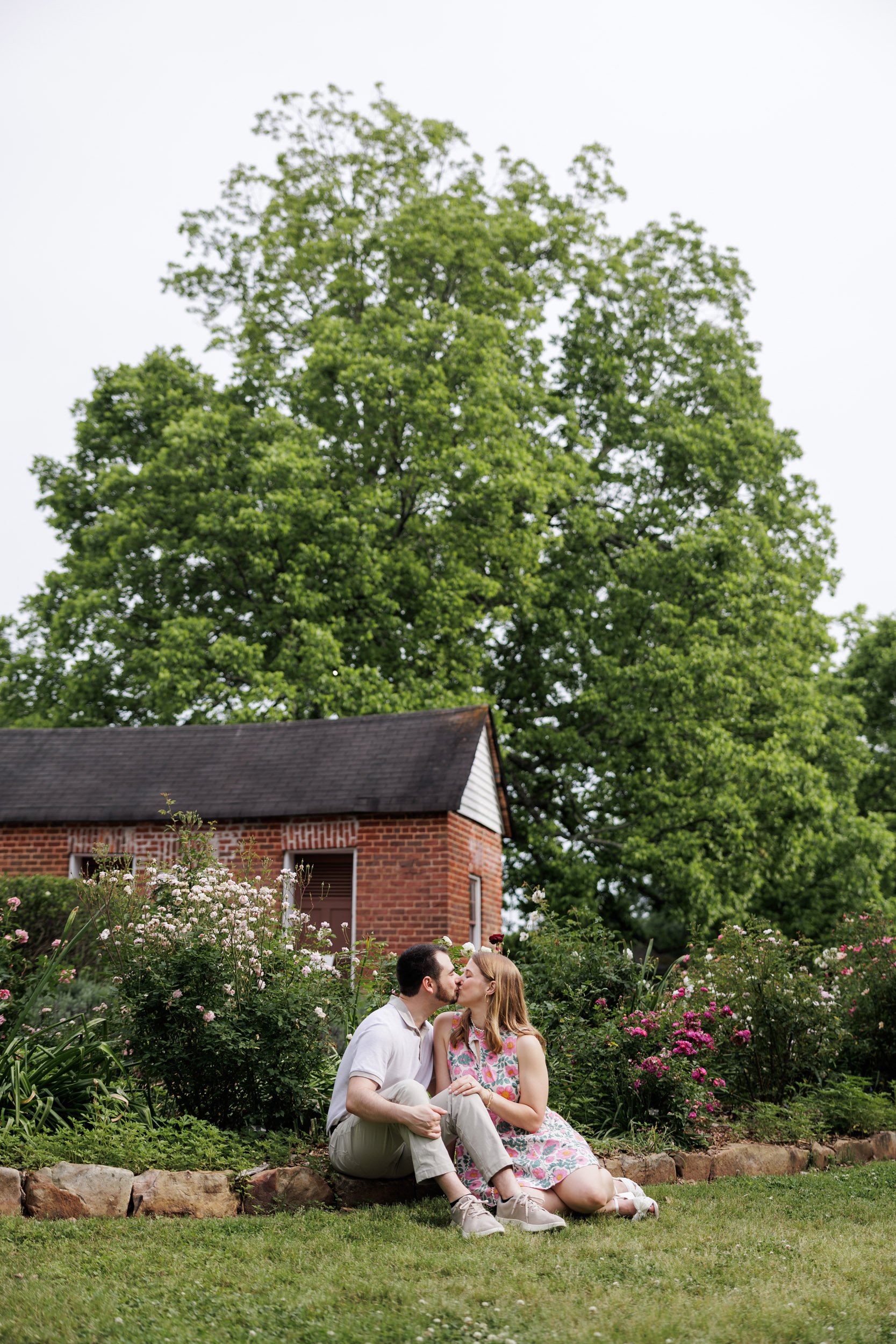 Garden Engagement Photo | Roswell, GA