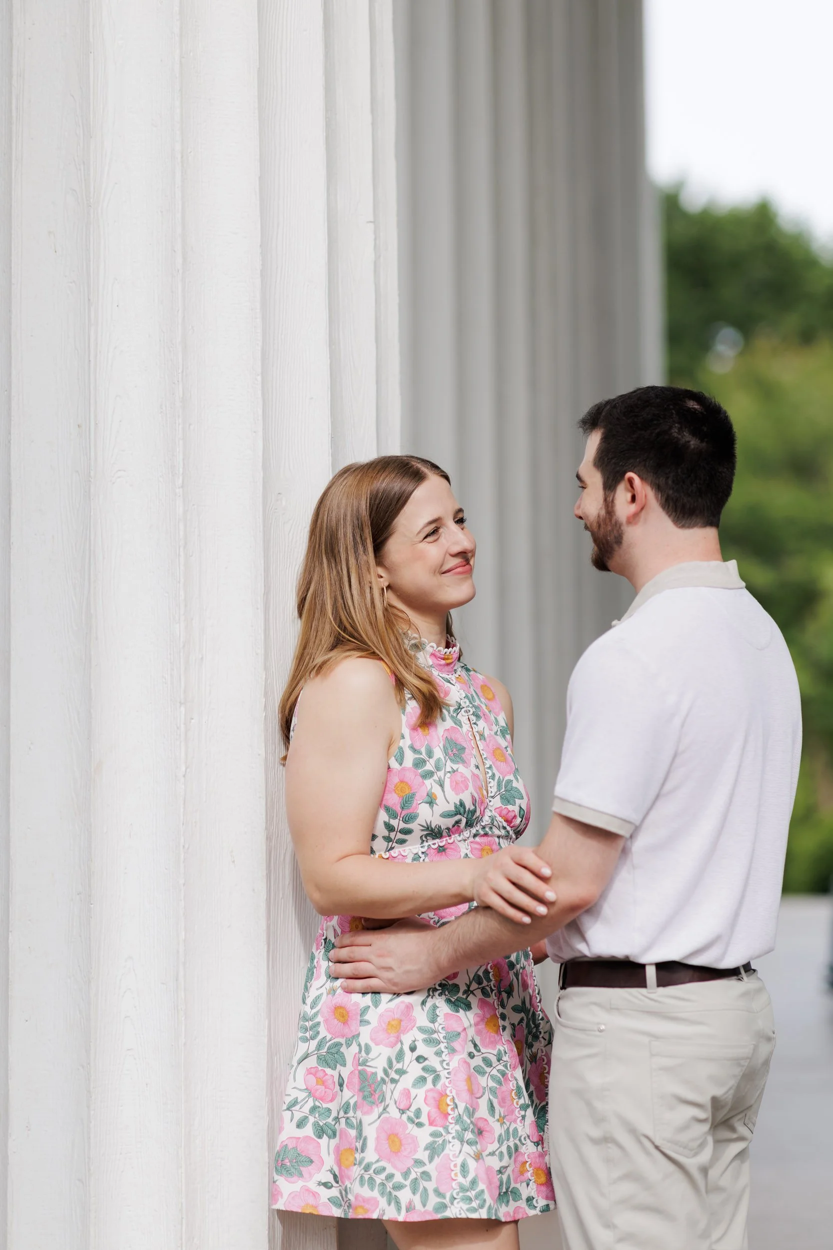 Emma &amp; Jack's Engagement Session at Barrington Hall | Roswell, GA