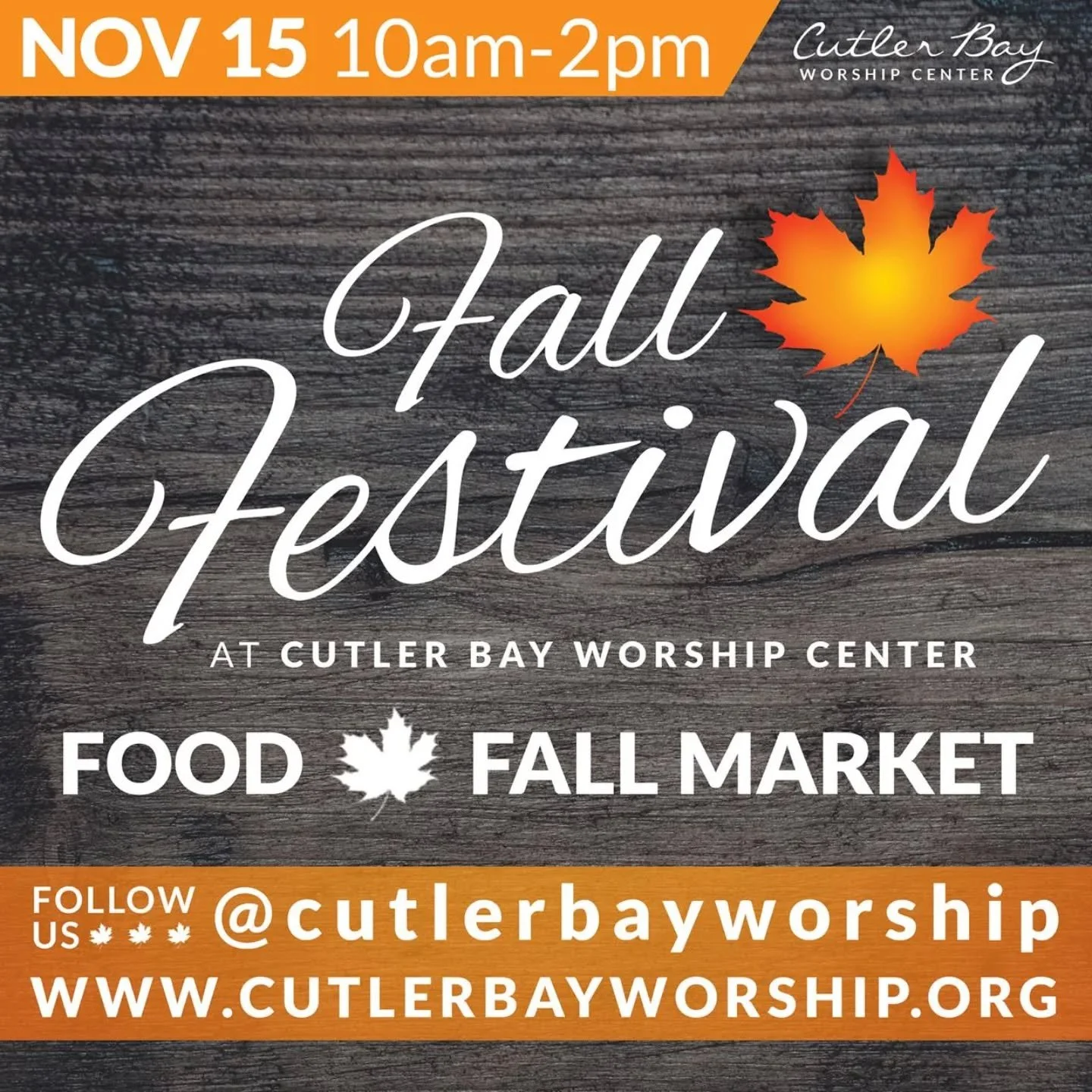 Save the Date!!! Nov 15th // 10am-2pm We only have about 15-20 vendor spots available left so if you haven't registered yet take a minute and visit our bio for the link! 

Can't wait to see you all there!! 

Cutler Bay Worship Center
8601 SW 199th St