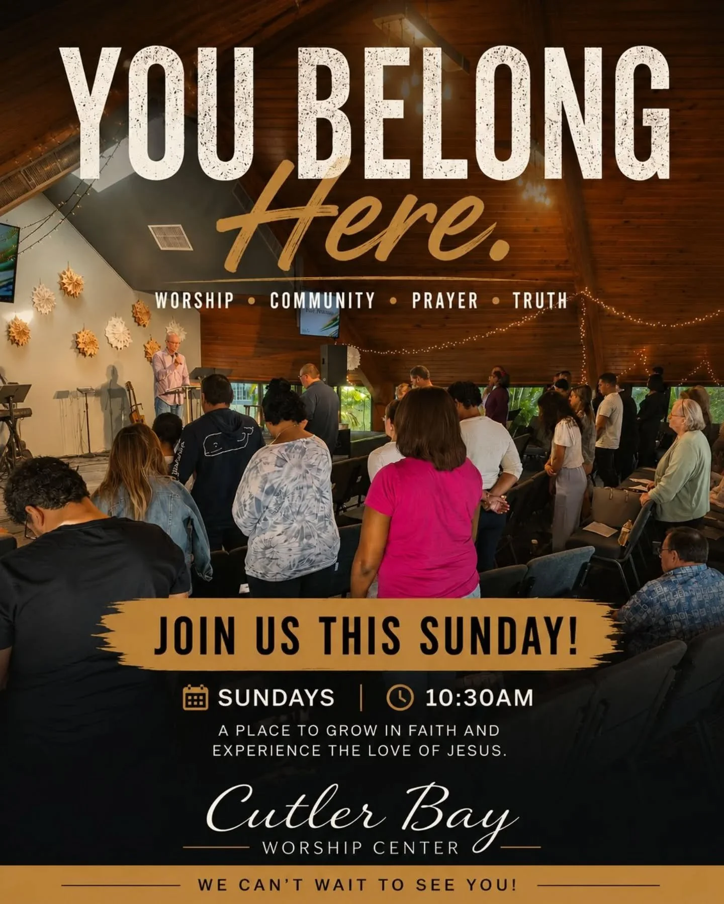 Sunday's at 10:30am with our church family is such a special time!! You are welcome to join us if you don't already have a church family! 

#cutlerbay #cutlerbaychurch #christianchurch #CutlerBayWorshipCenter