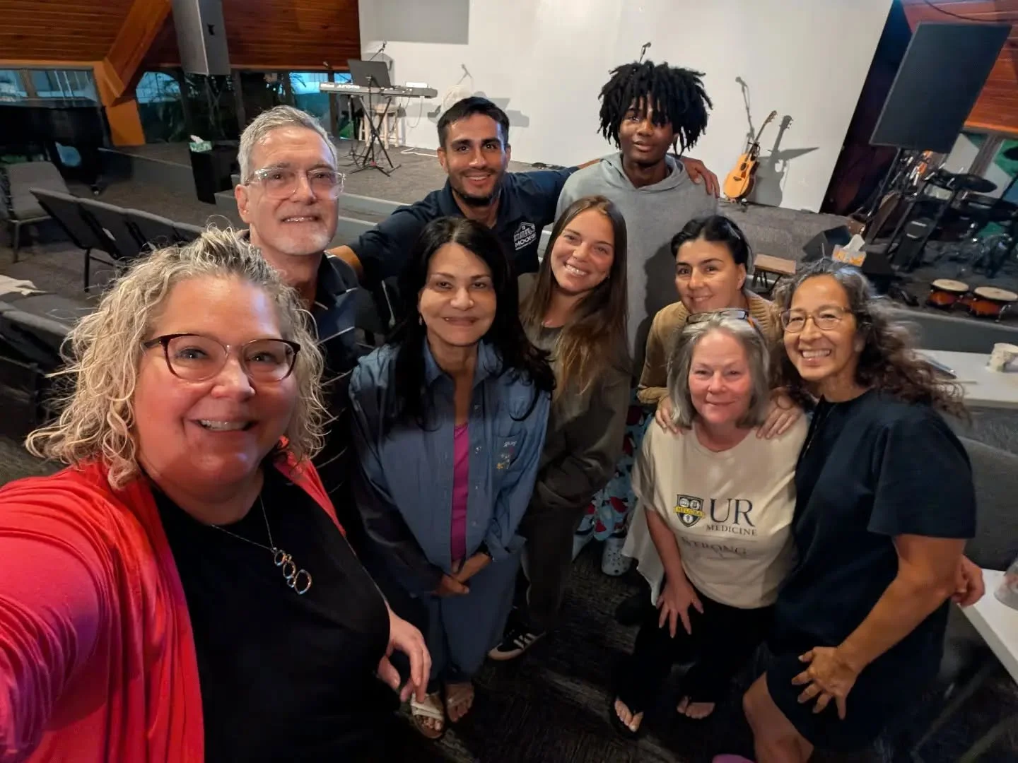 On Wednesday night our Discipleship class was so special!! We learned about welcoming Jesus into the center of pain and suffering.  We all go through pain/suffering but we never have to do that on our own! We have the most amazing Savior, Jesus, who 