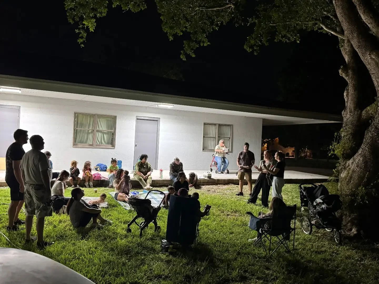 Our KidsConnect ministry had an overnight camp out on our church property!! Campfire, worship, family time &amp; fun!! Well done @juliana._futrell for putting this all together and thank you to all our church family who came to help as well!!! ❤️