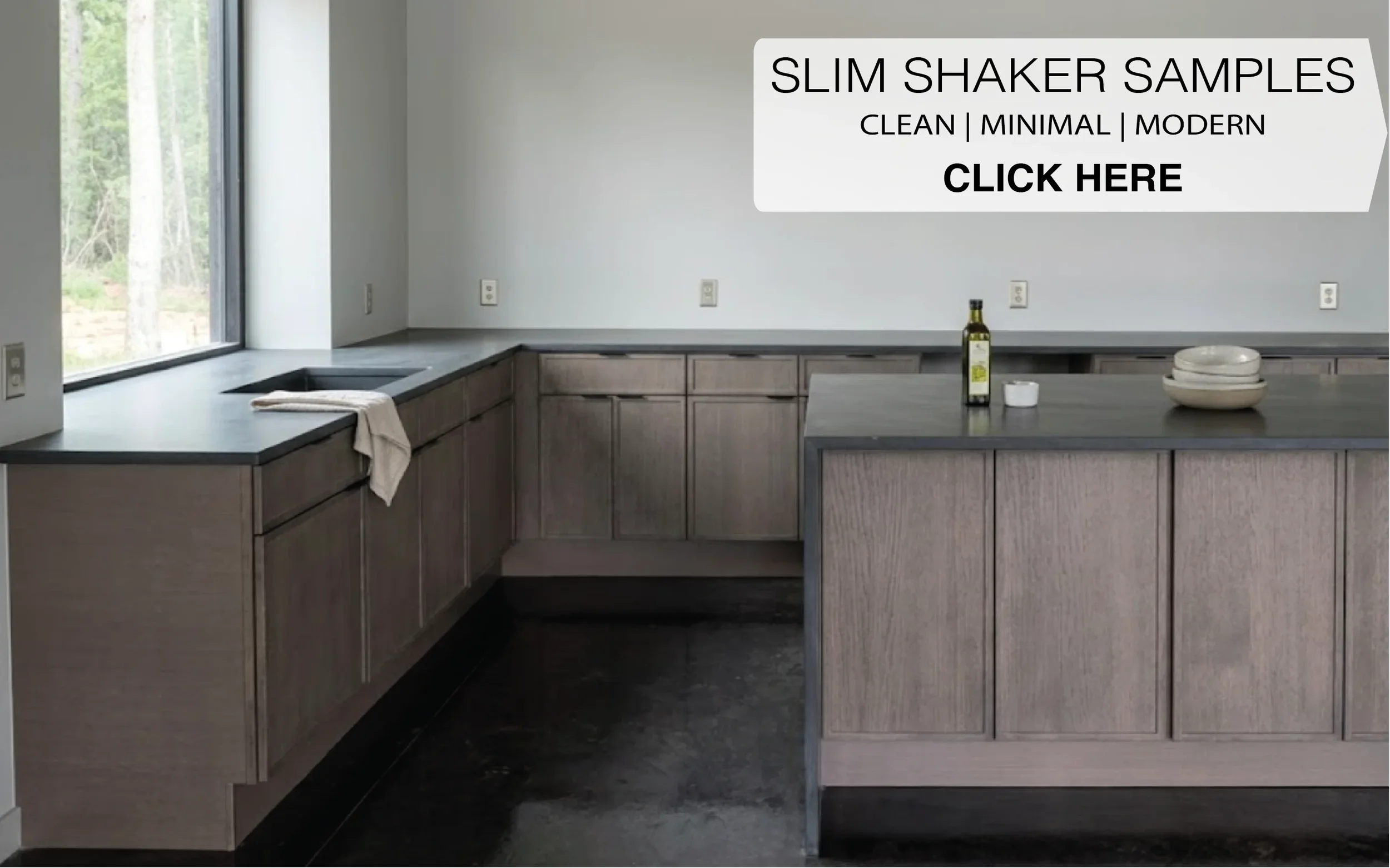 Slim Shaker Cabinets  